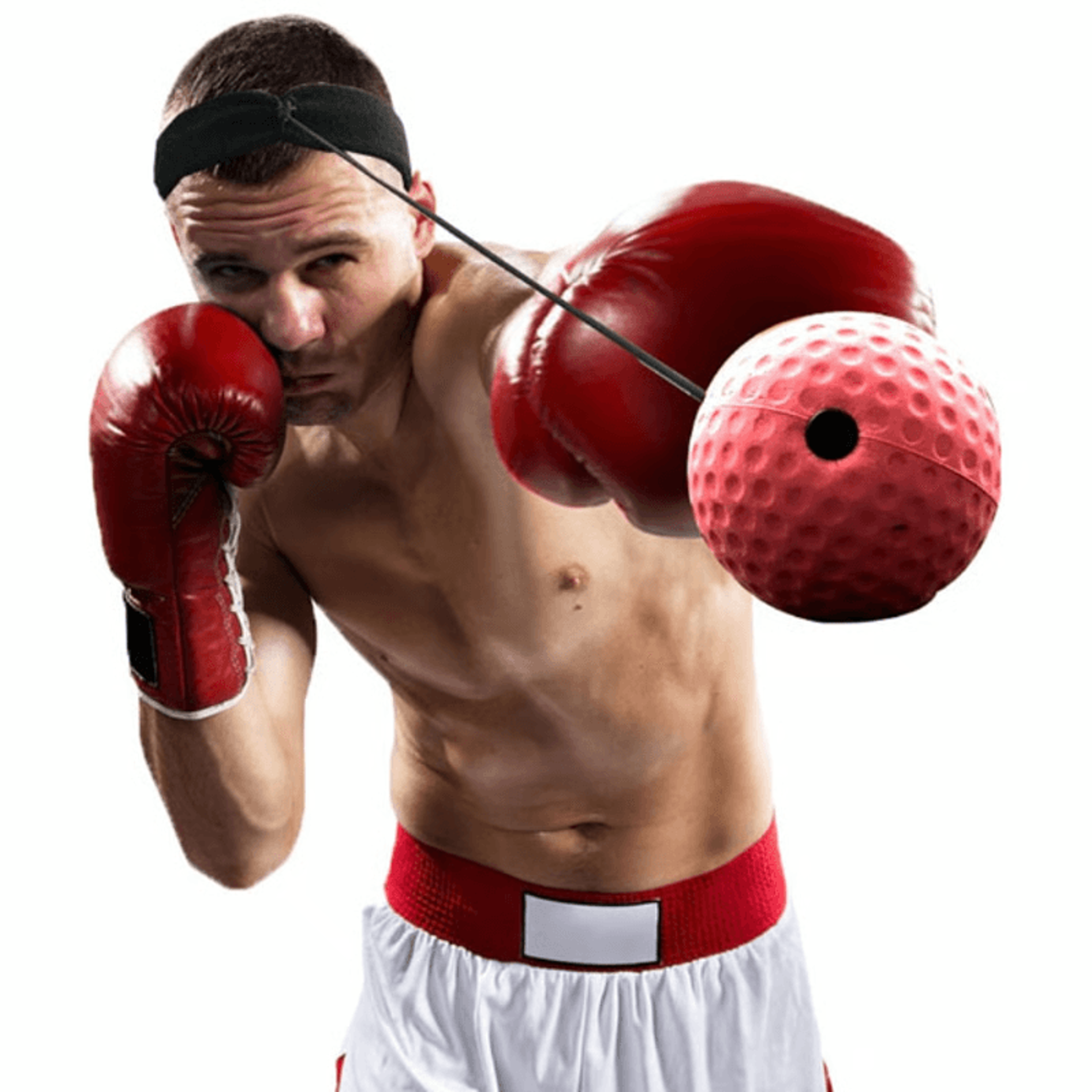 boxing reflex ball headband set - improve agility, focus & reflexes for all ages
