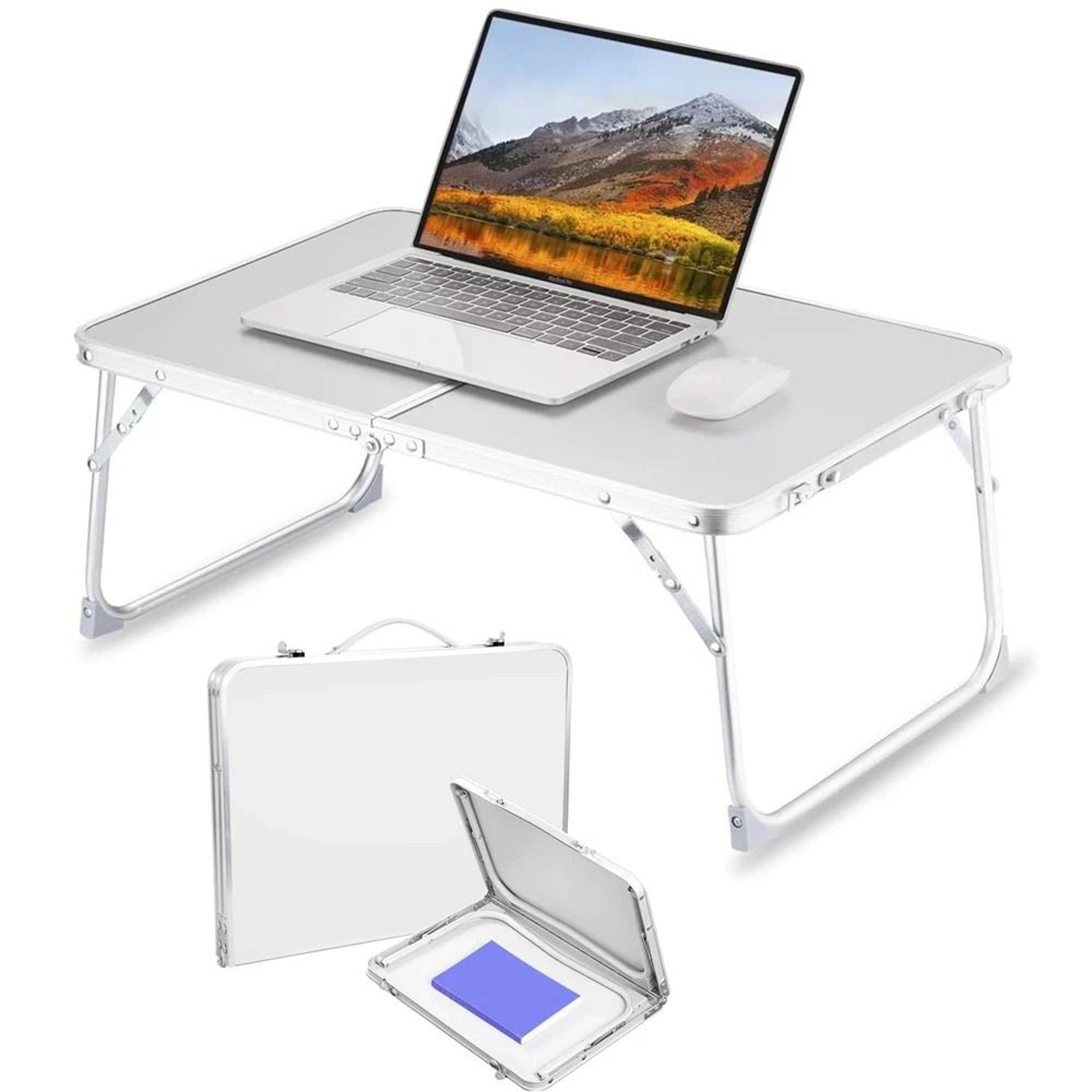 portable foldable laptop bed desk – lightweight study and breakfast table