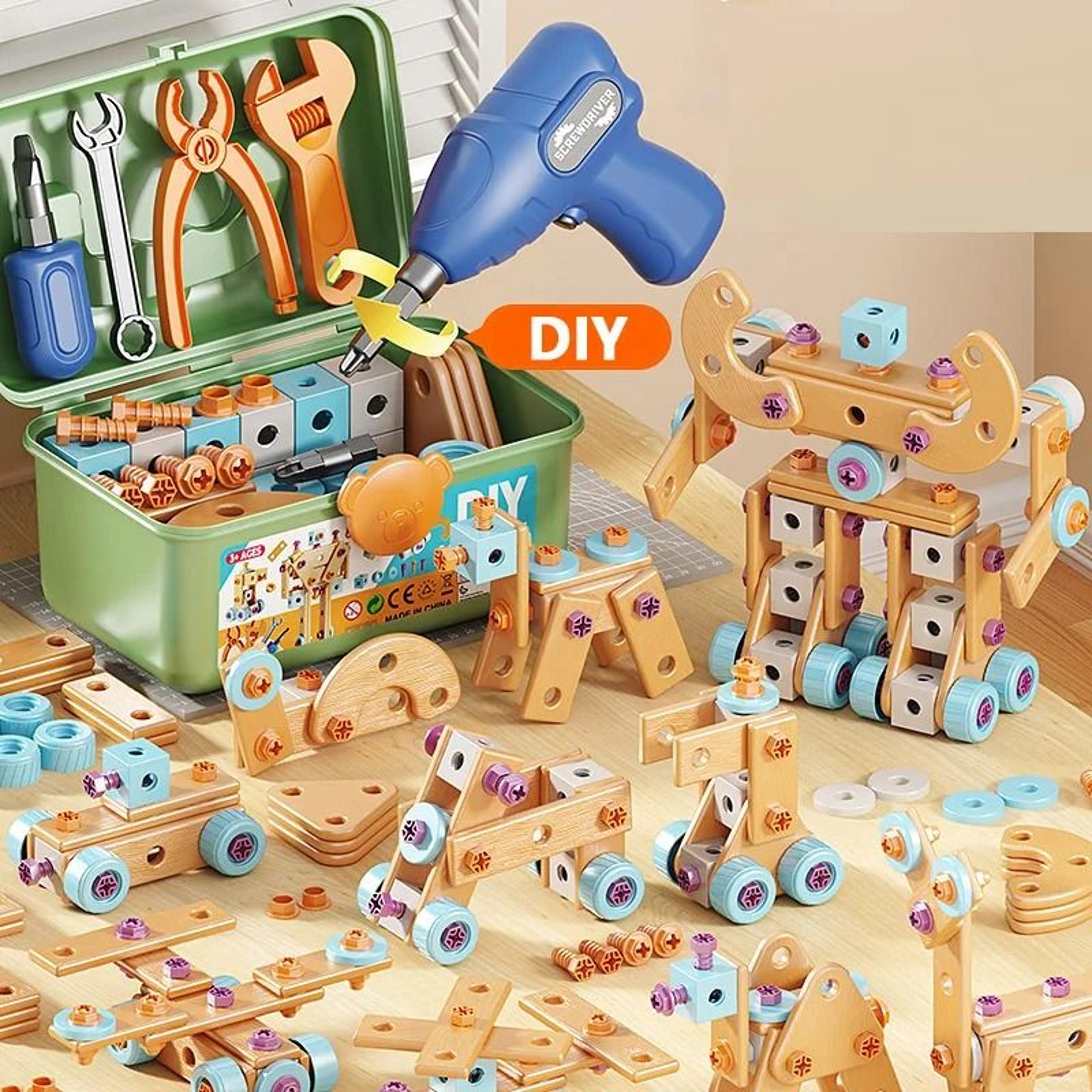 early learning diy assembly toolbox interactive stem building set for kids