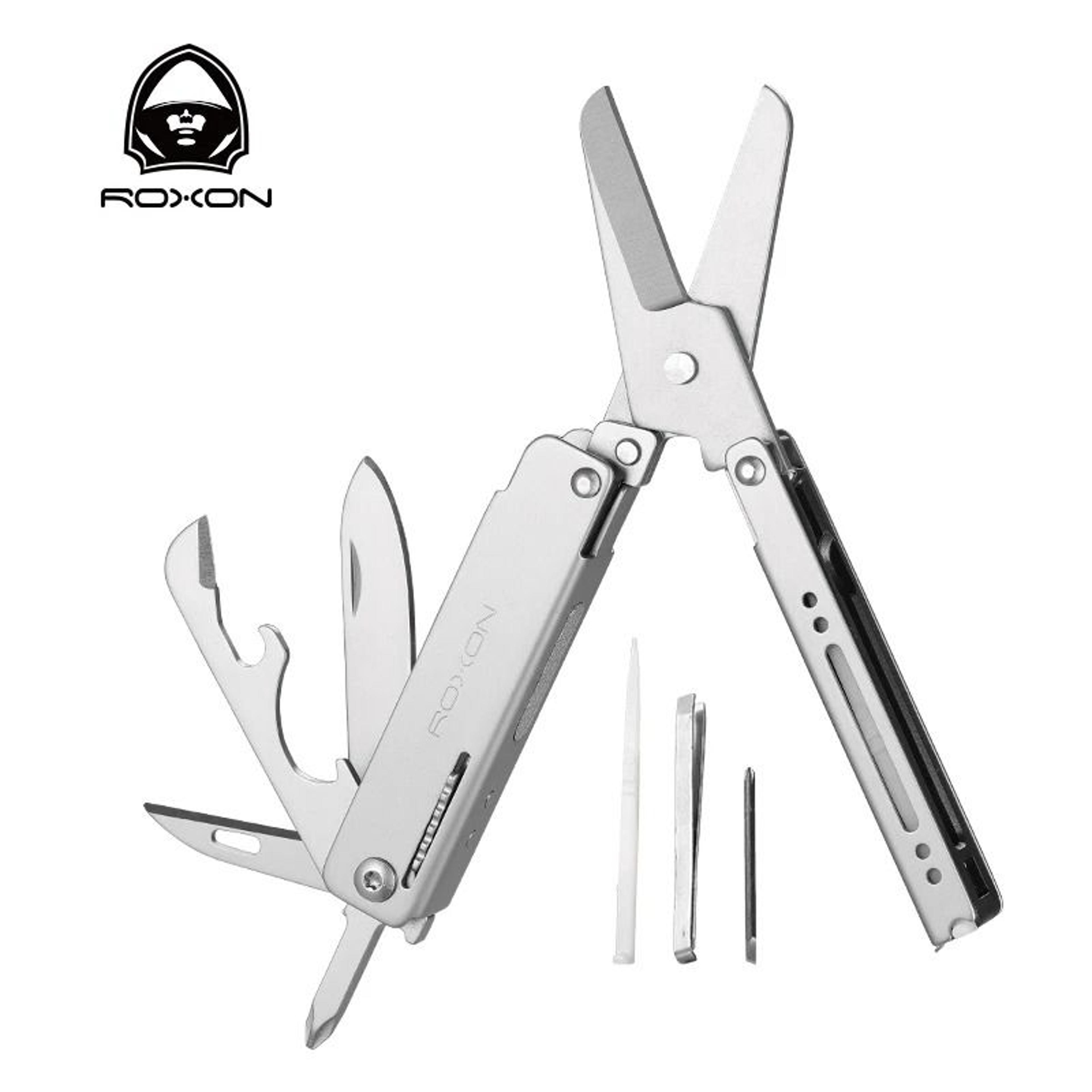 13-in-1 compact edc multi-scissors – exquisite pocket maintenance tool