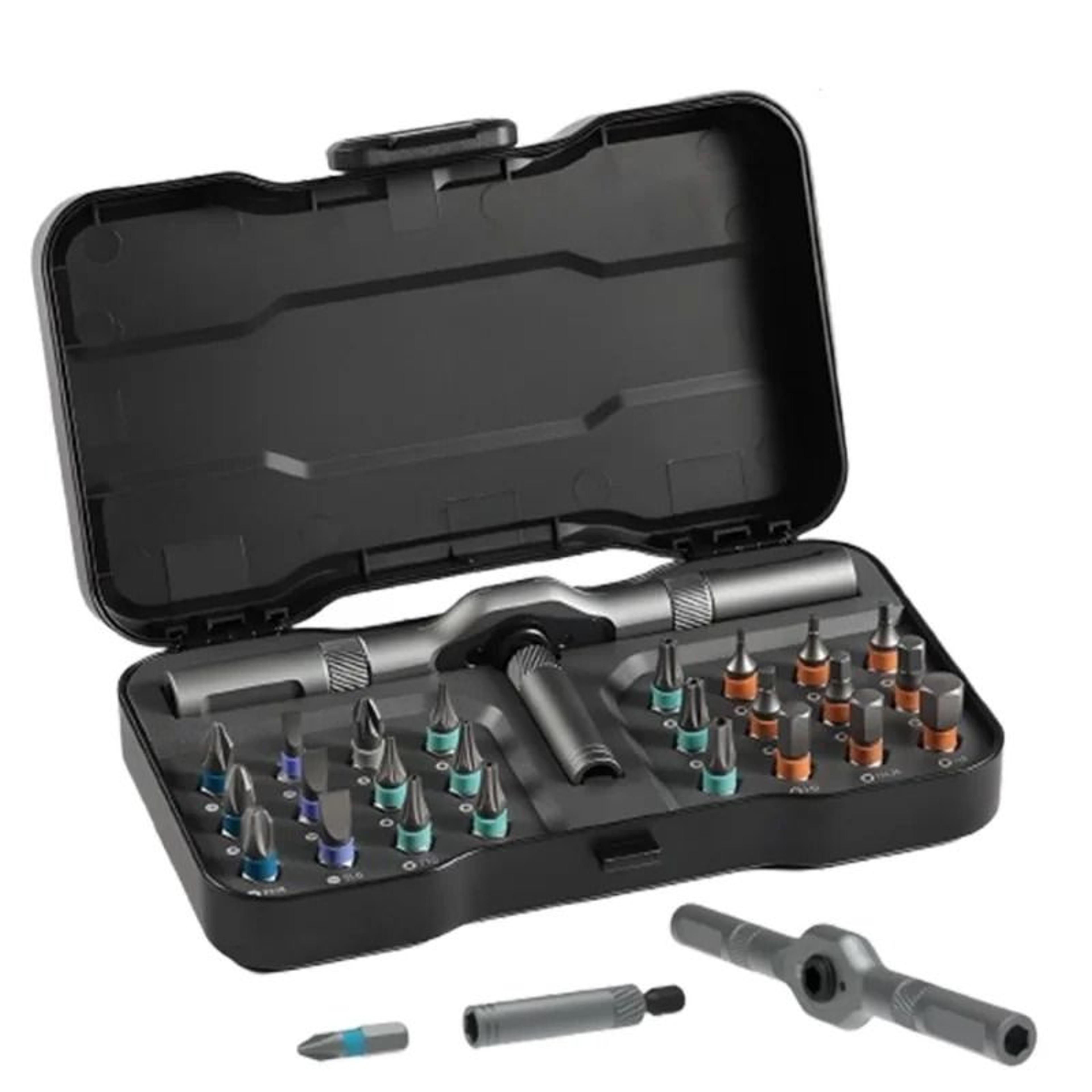 24-in-1 precision ratchet screwdriver set – multi-purpose magnetic bit kit