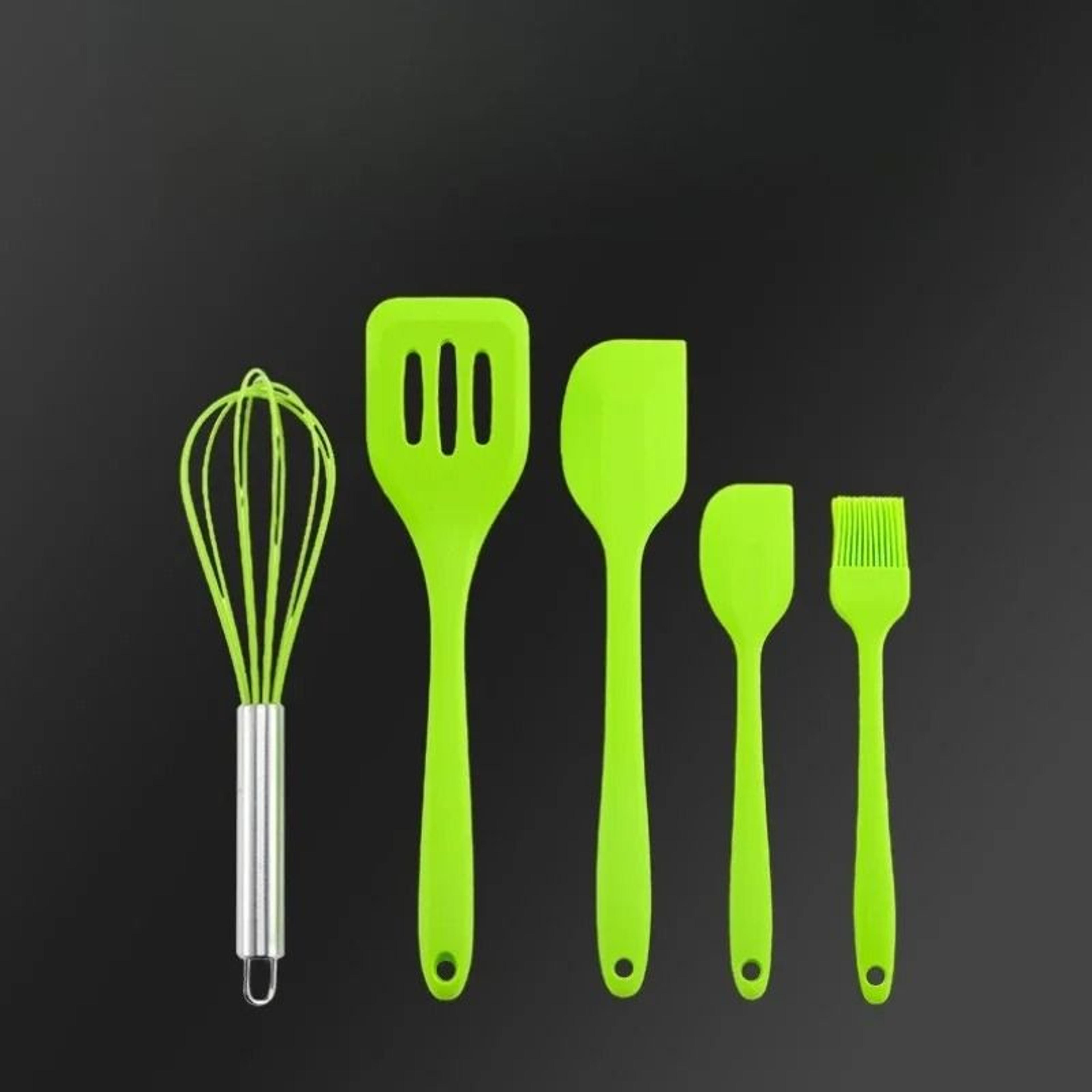 5-piece kitchen silicone baking tool set – all-purpose cooking & pastry kit