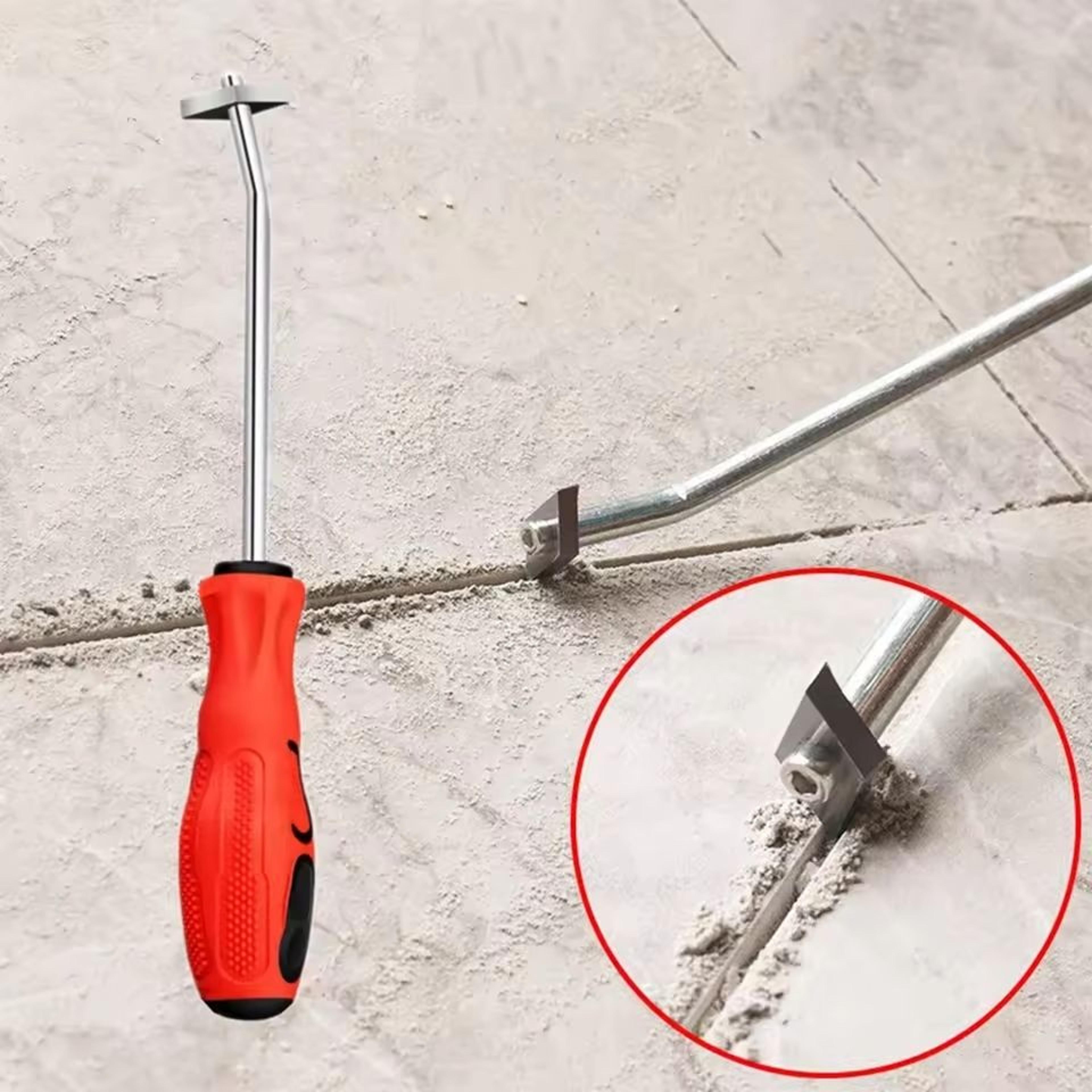ceramic tile grout remover – precision steel gap cleaner & slotting tool