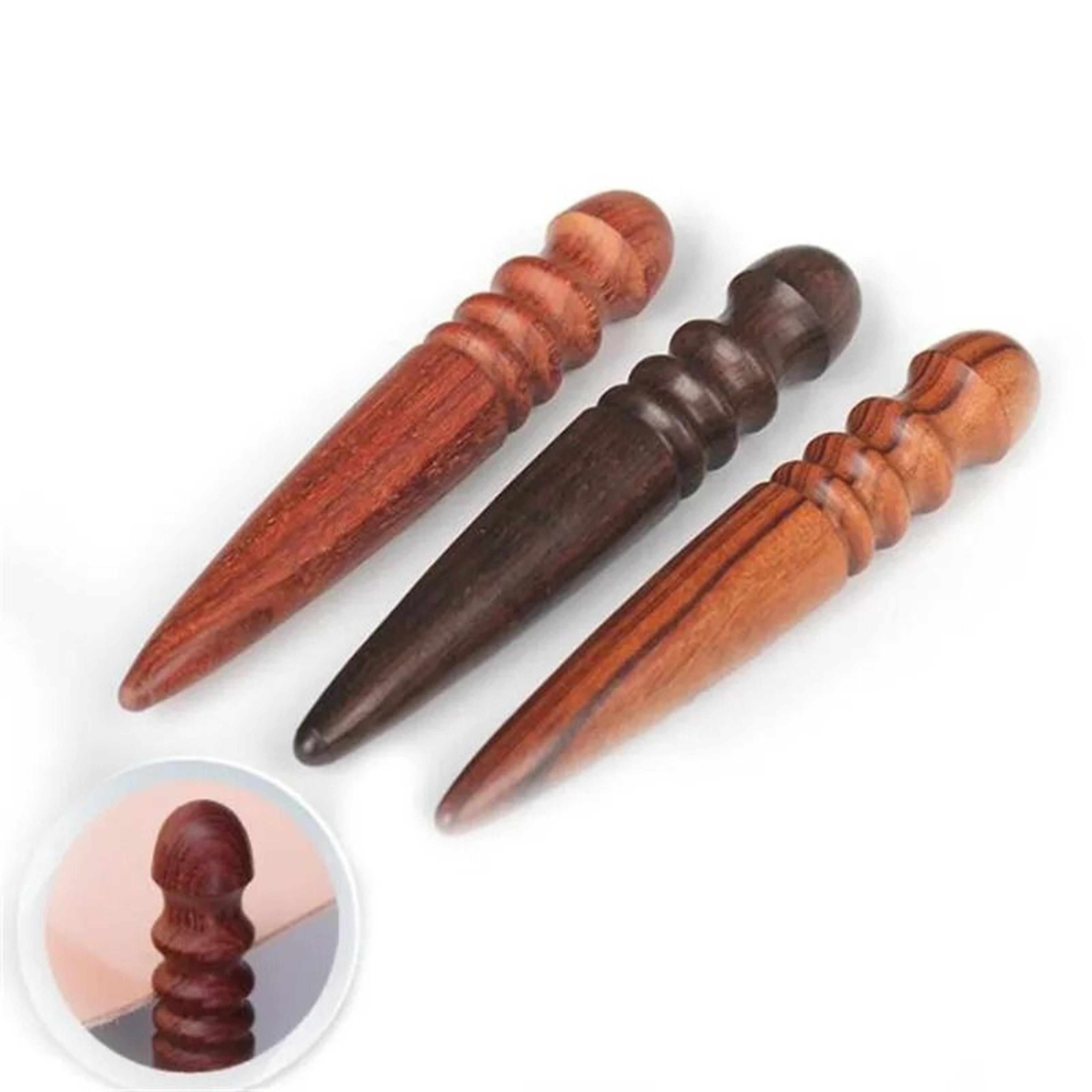 sandalwood leather edge burnisher