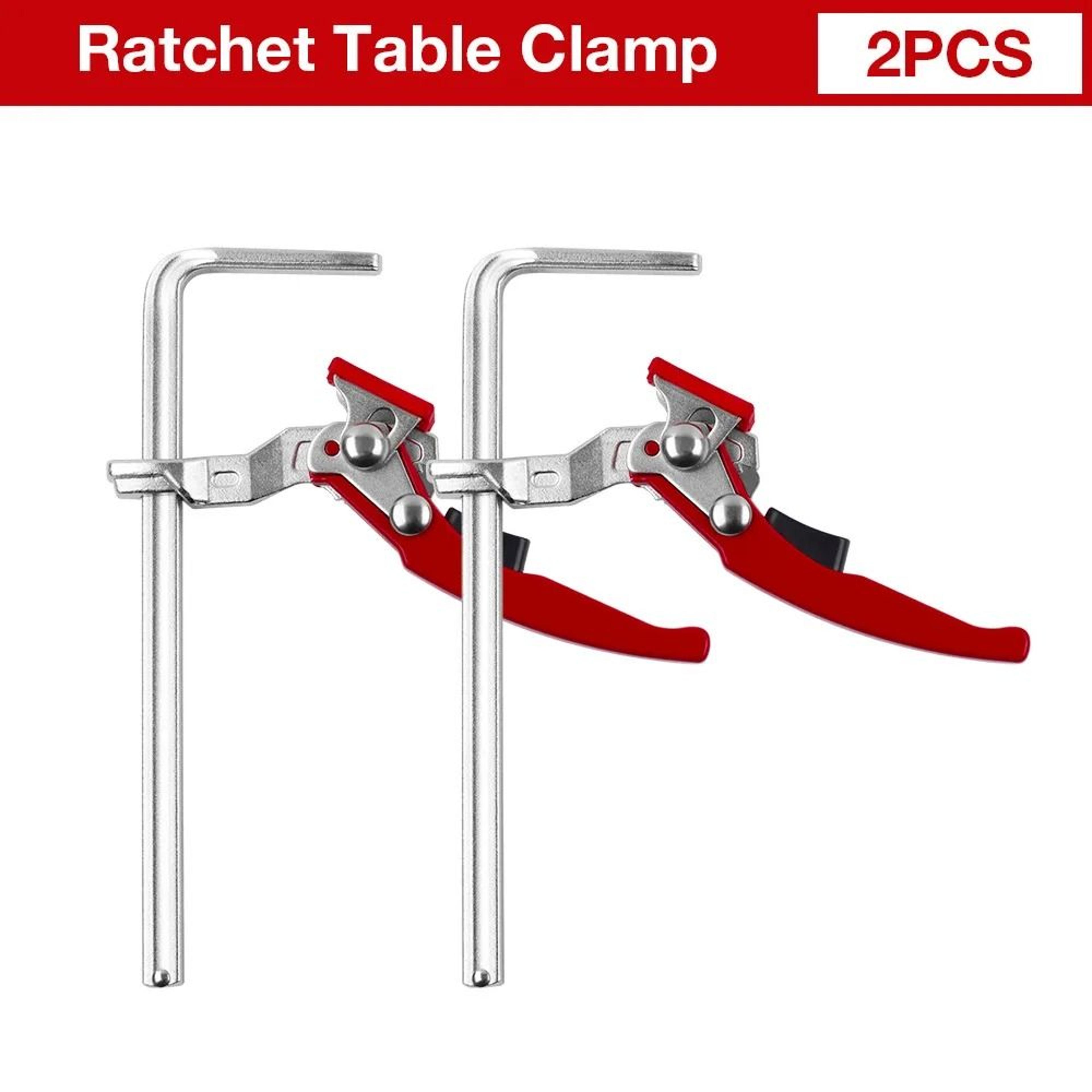 quick-release guide rail ratchet clamps