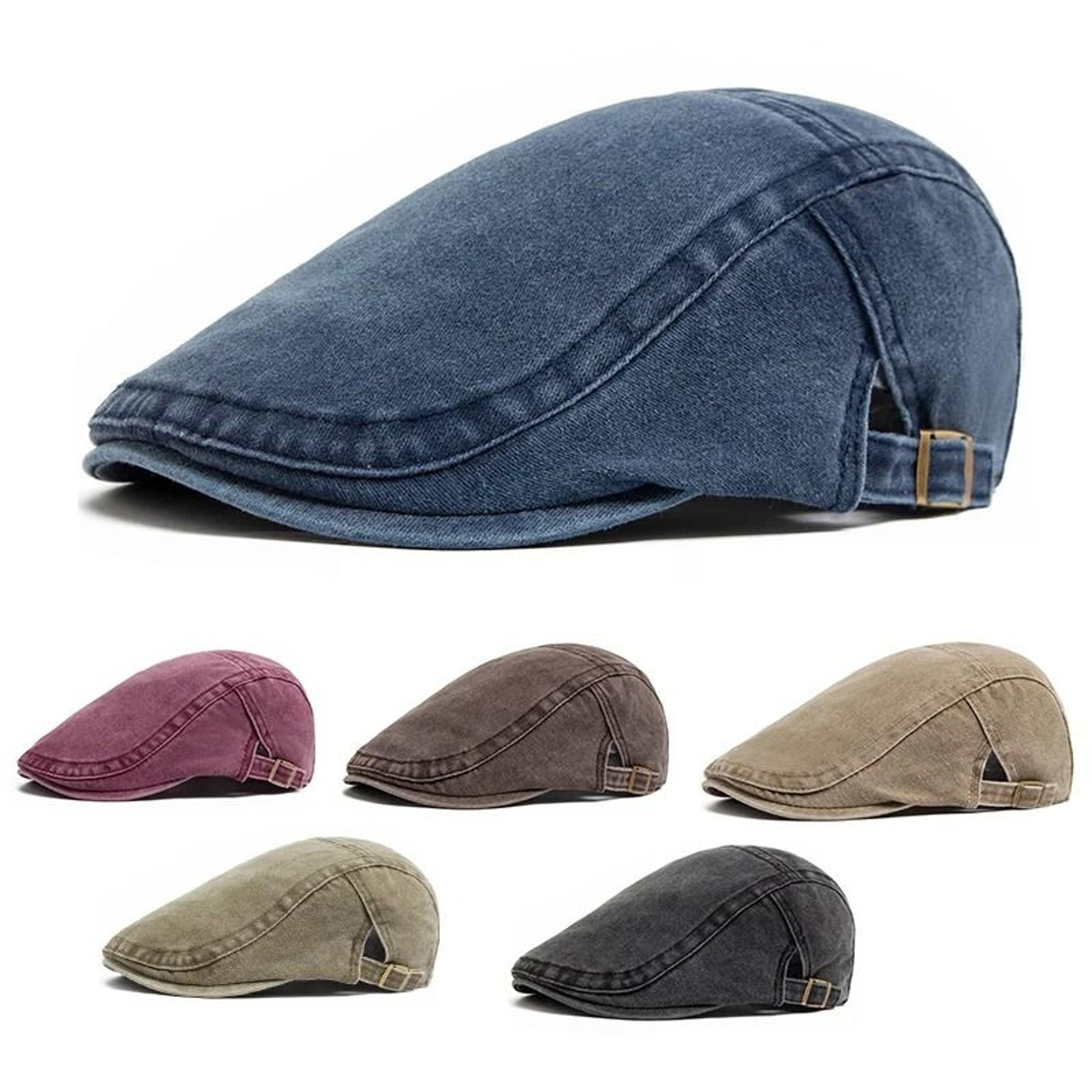 vintage cotton unisex newsboy beret