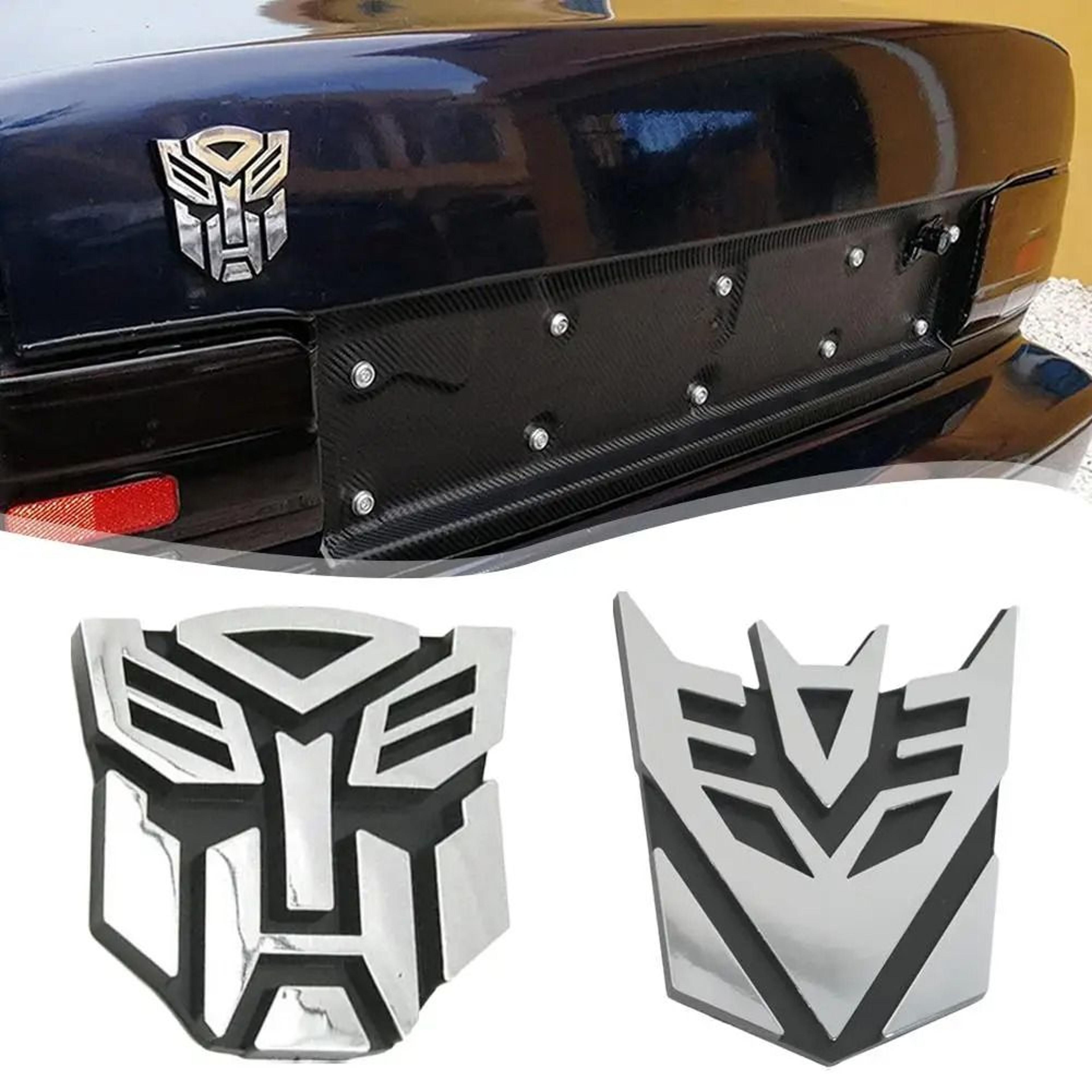 3d high-contrast "faction badge" automotive emblem & tail decal