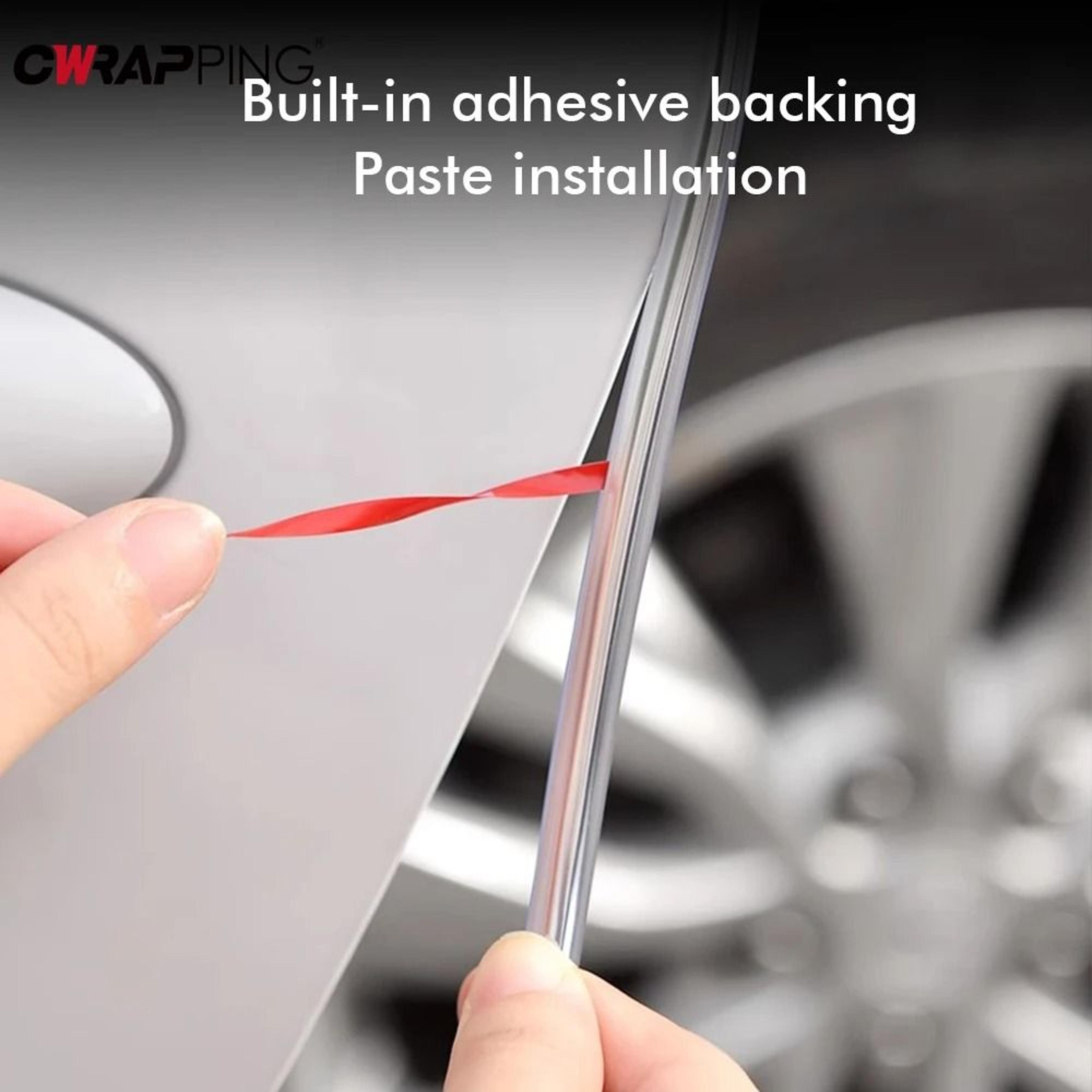 ultra-clear "u-shape" car door edge & paint protector