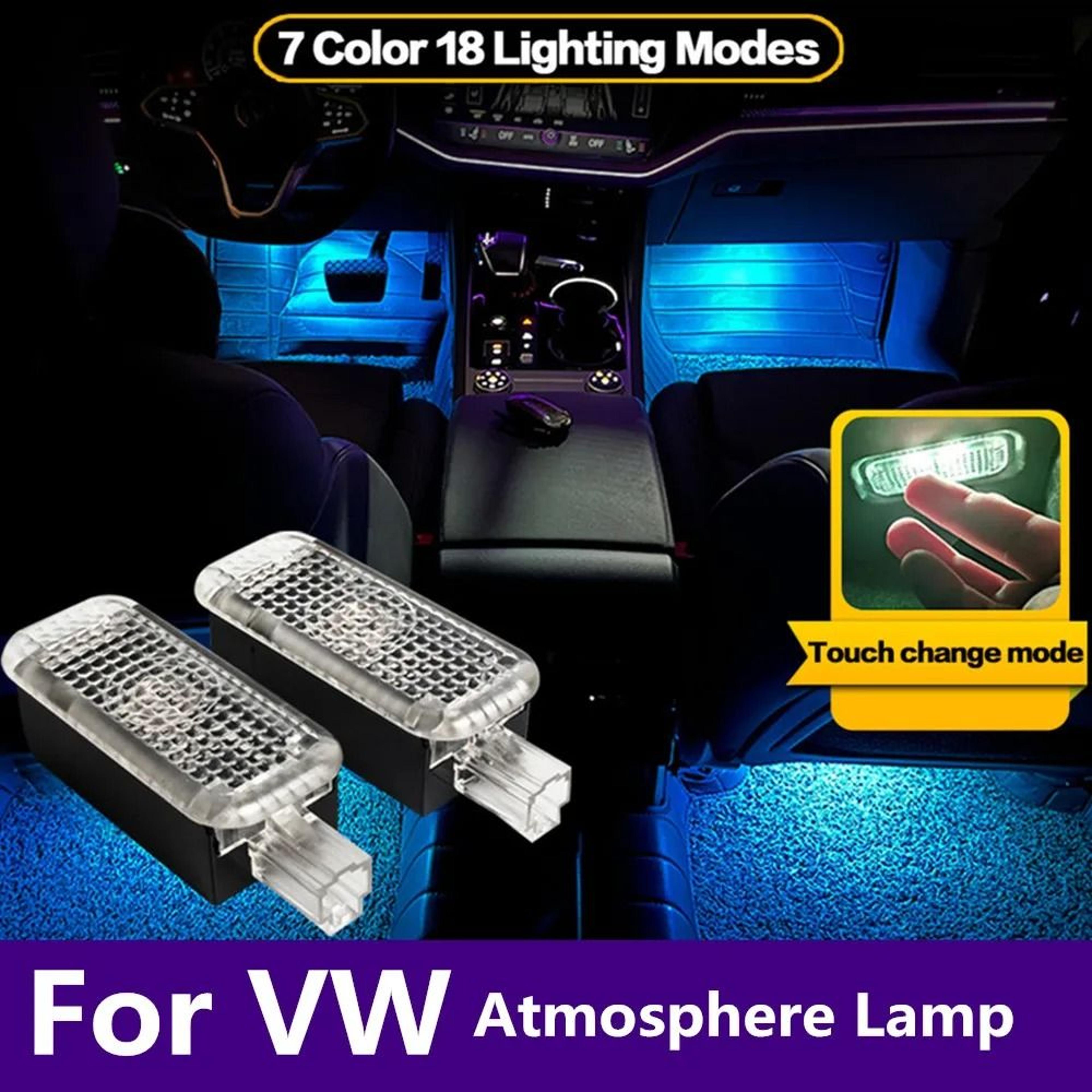 multi-color led interior footwell atmosphere light system
