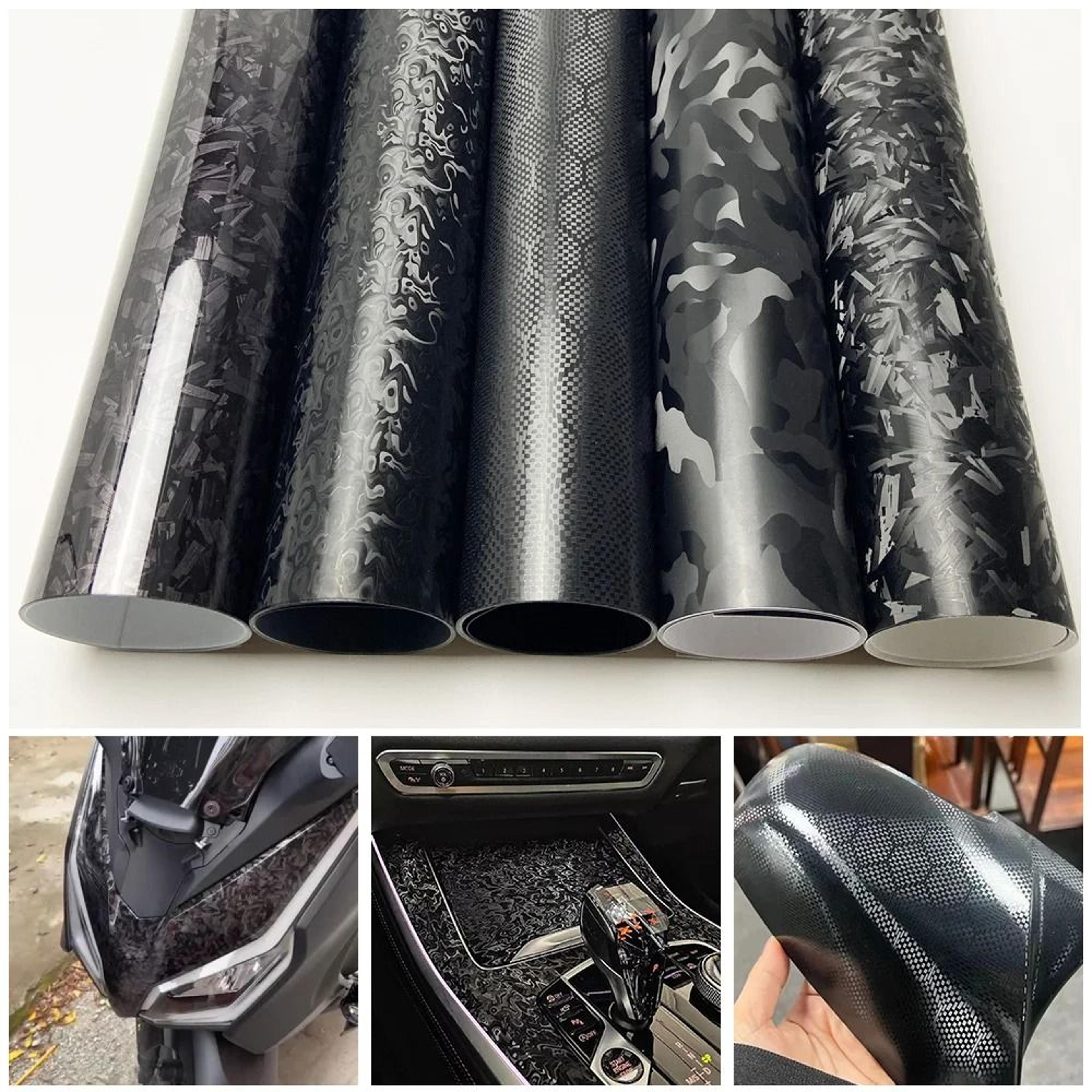 "forged carbon fiber" high-definition vinyl wrap & detail film