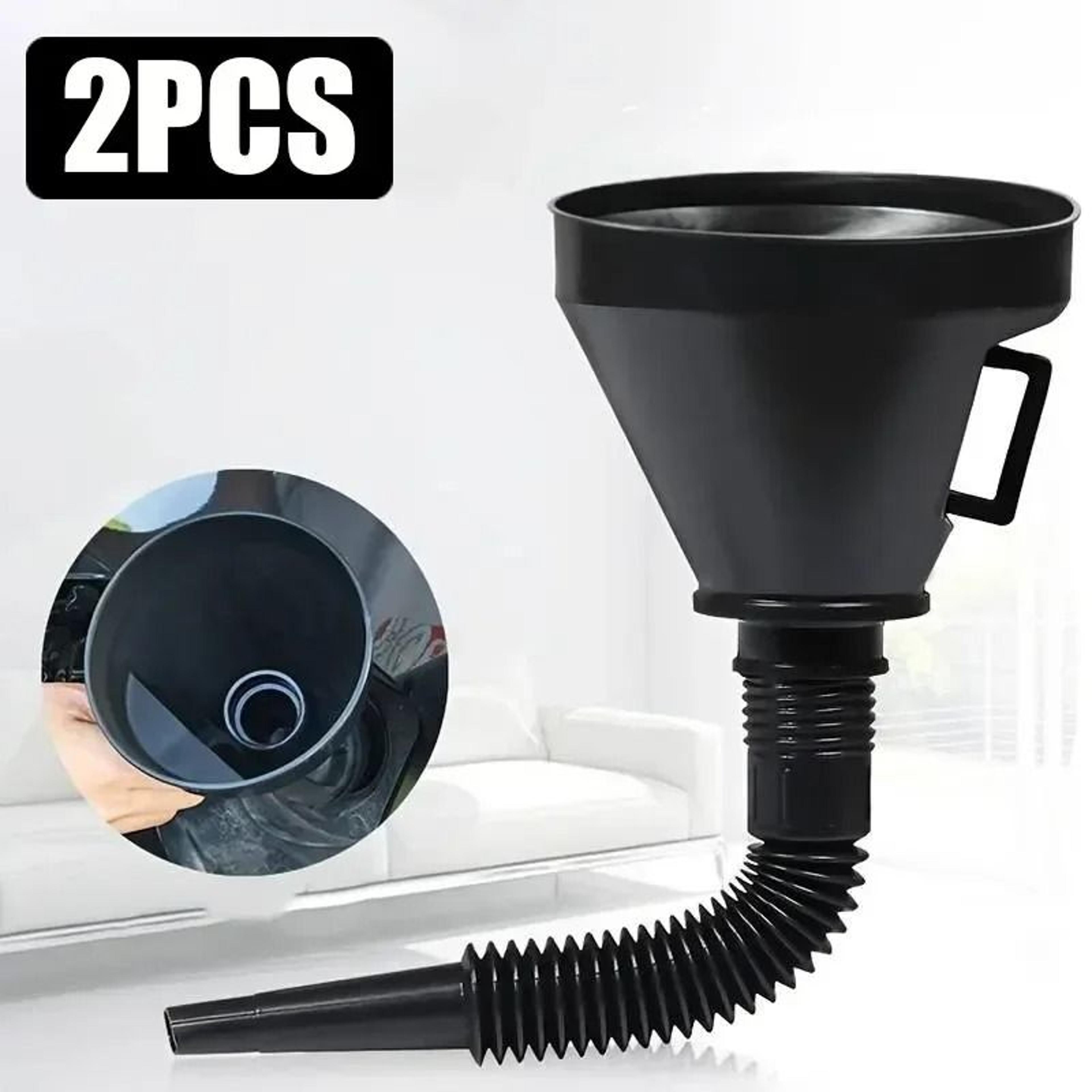 2-piece high-flow refueling funnel with integrated mesh filter