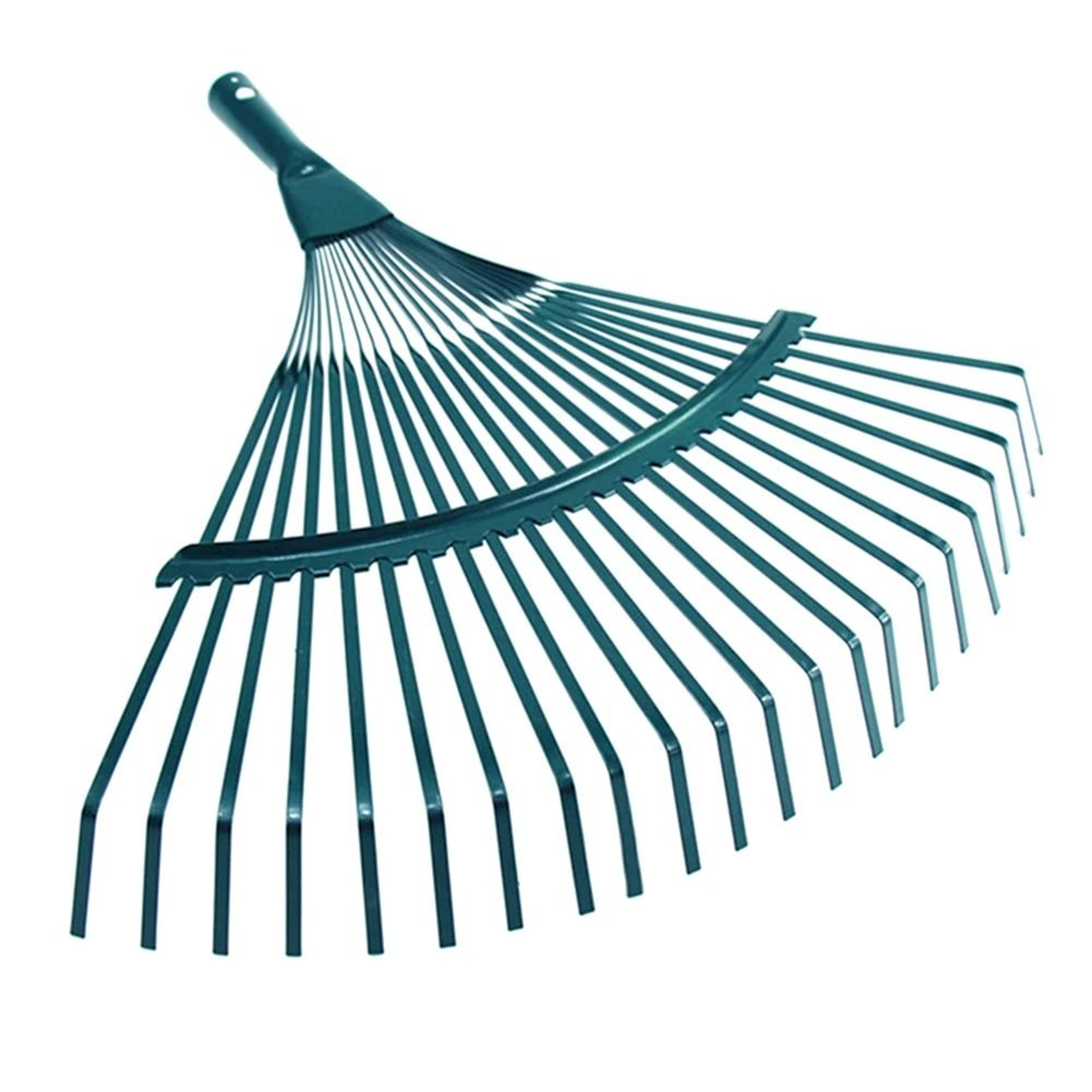 22-tooth iron garden rake – durable leaf & farming tool