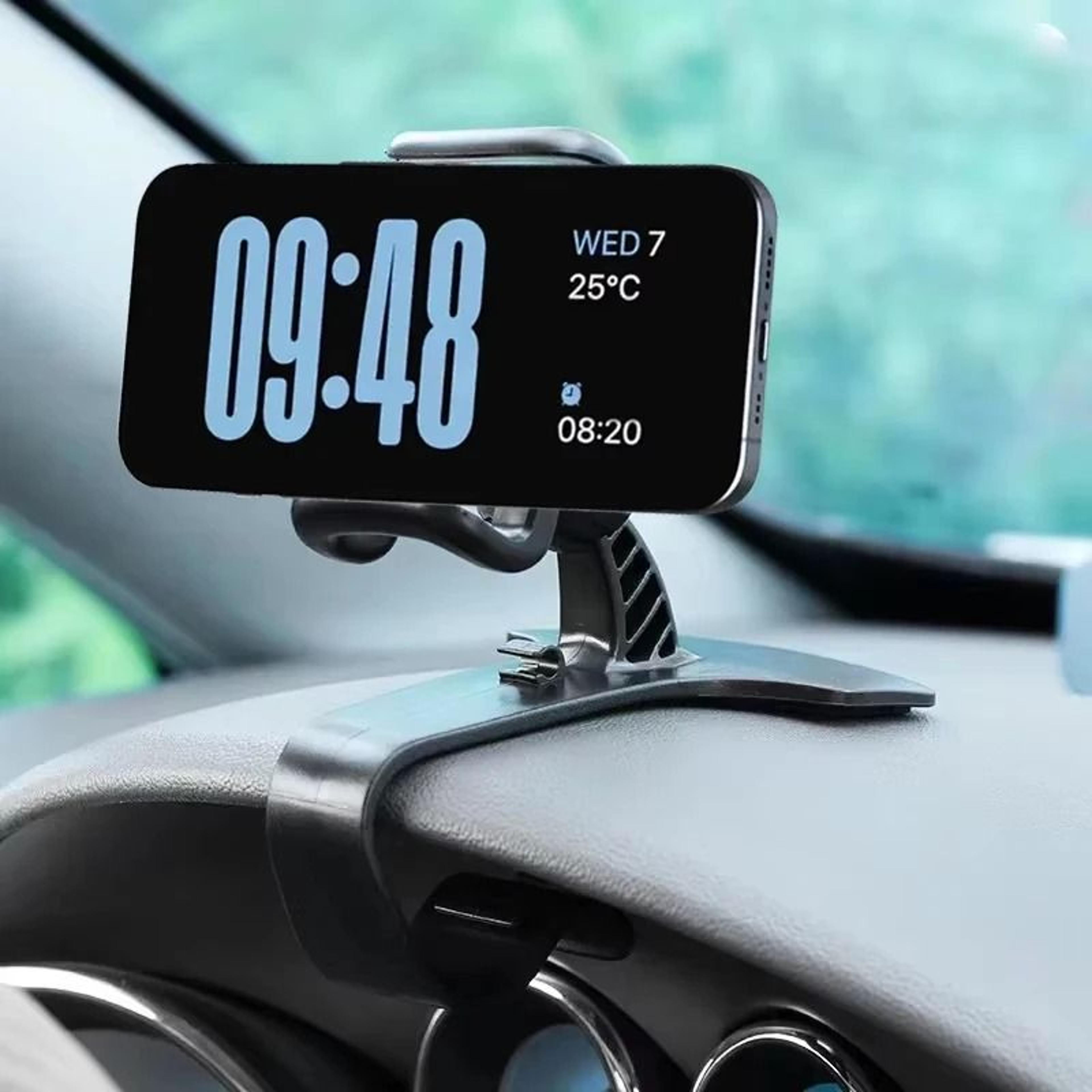 360° rotatable rearview mirror car phone holder – universal gps mount