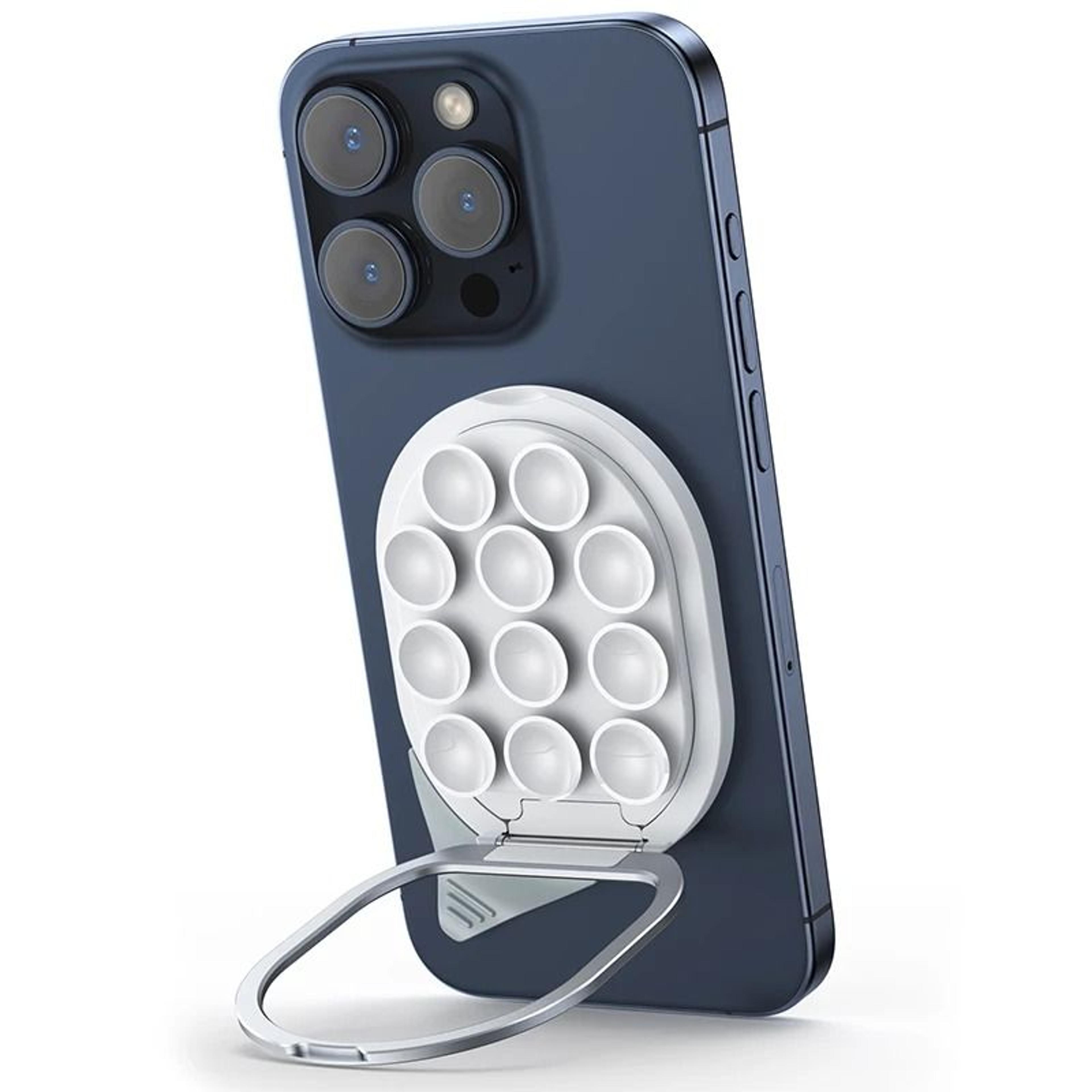 suction cup magnetic phone mount – strong magnetic holder with integrated pull ring