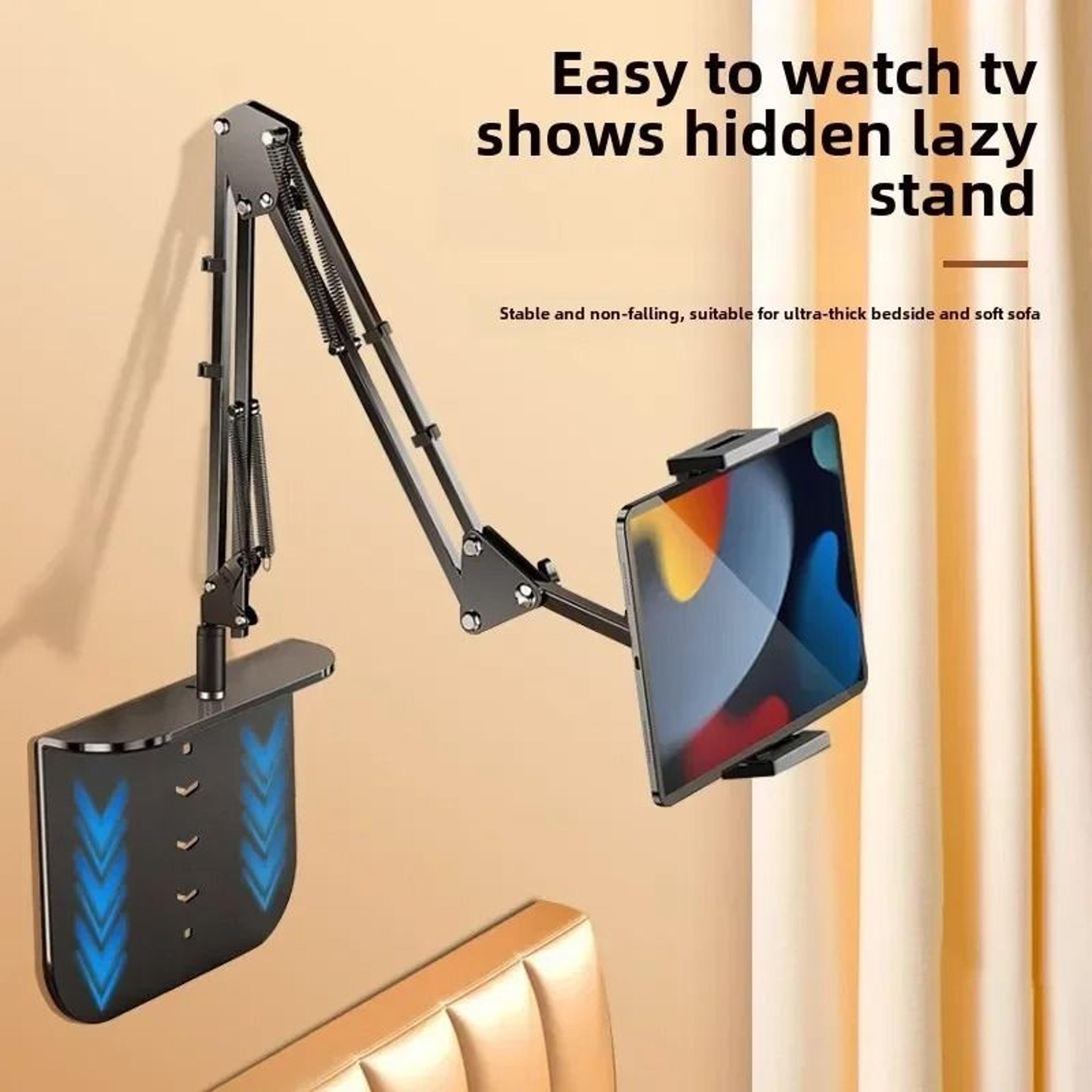dual-use bedside and desktop tablet stand – universal heavy-duty gooseneck mount