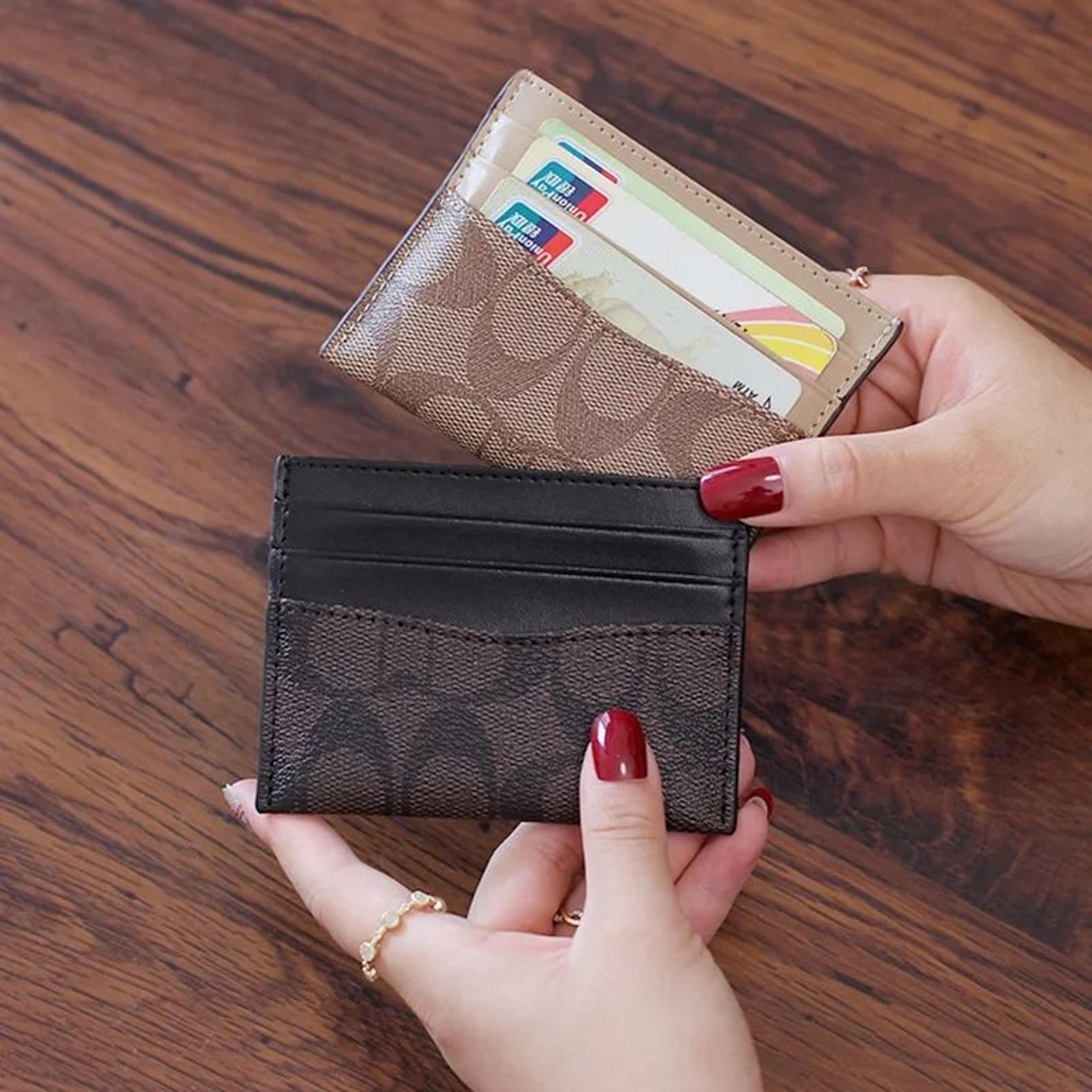 luxury design multi-function card bag – universal short women's purse