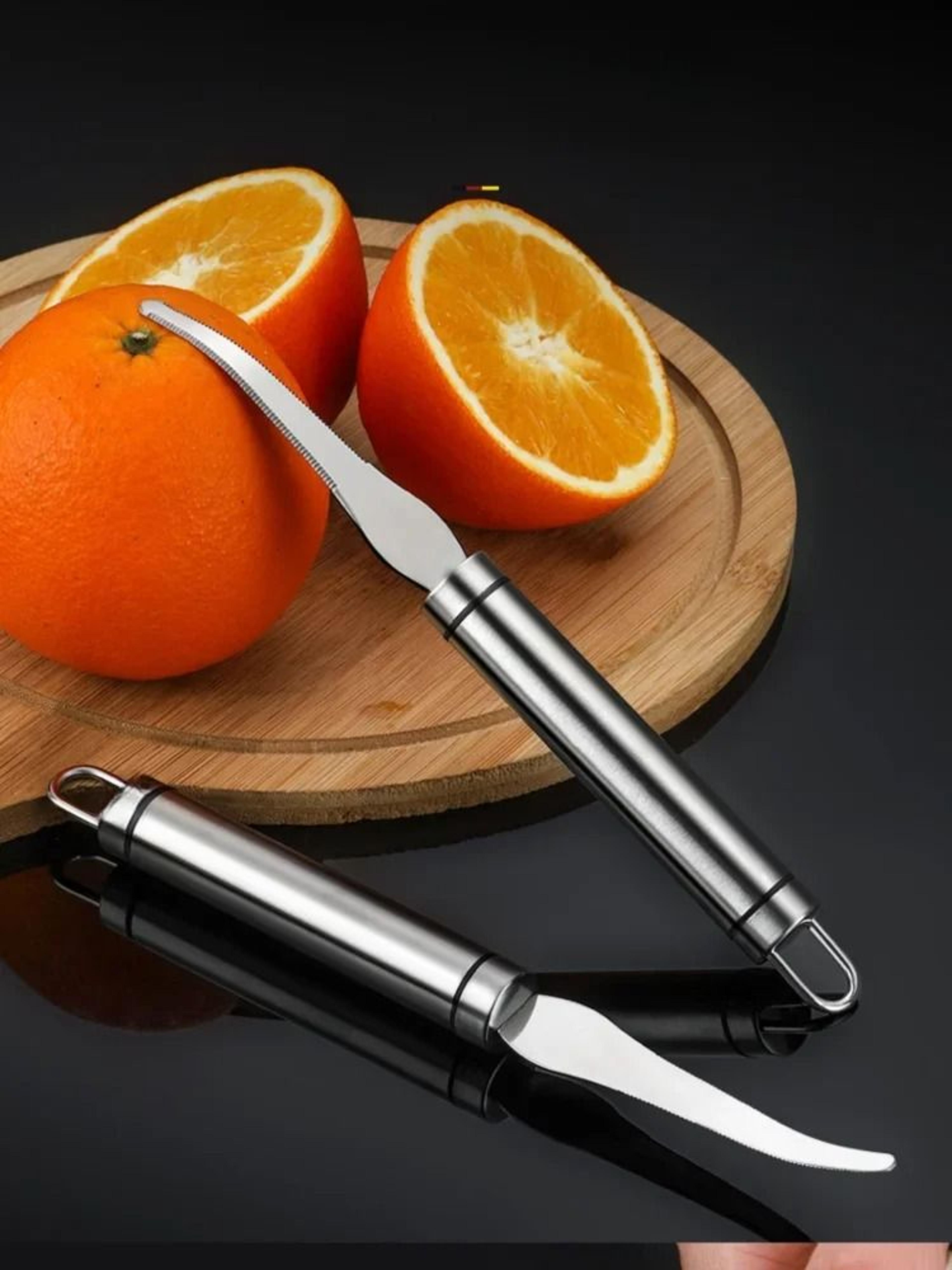 stainless steel citrus peeler & corer