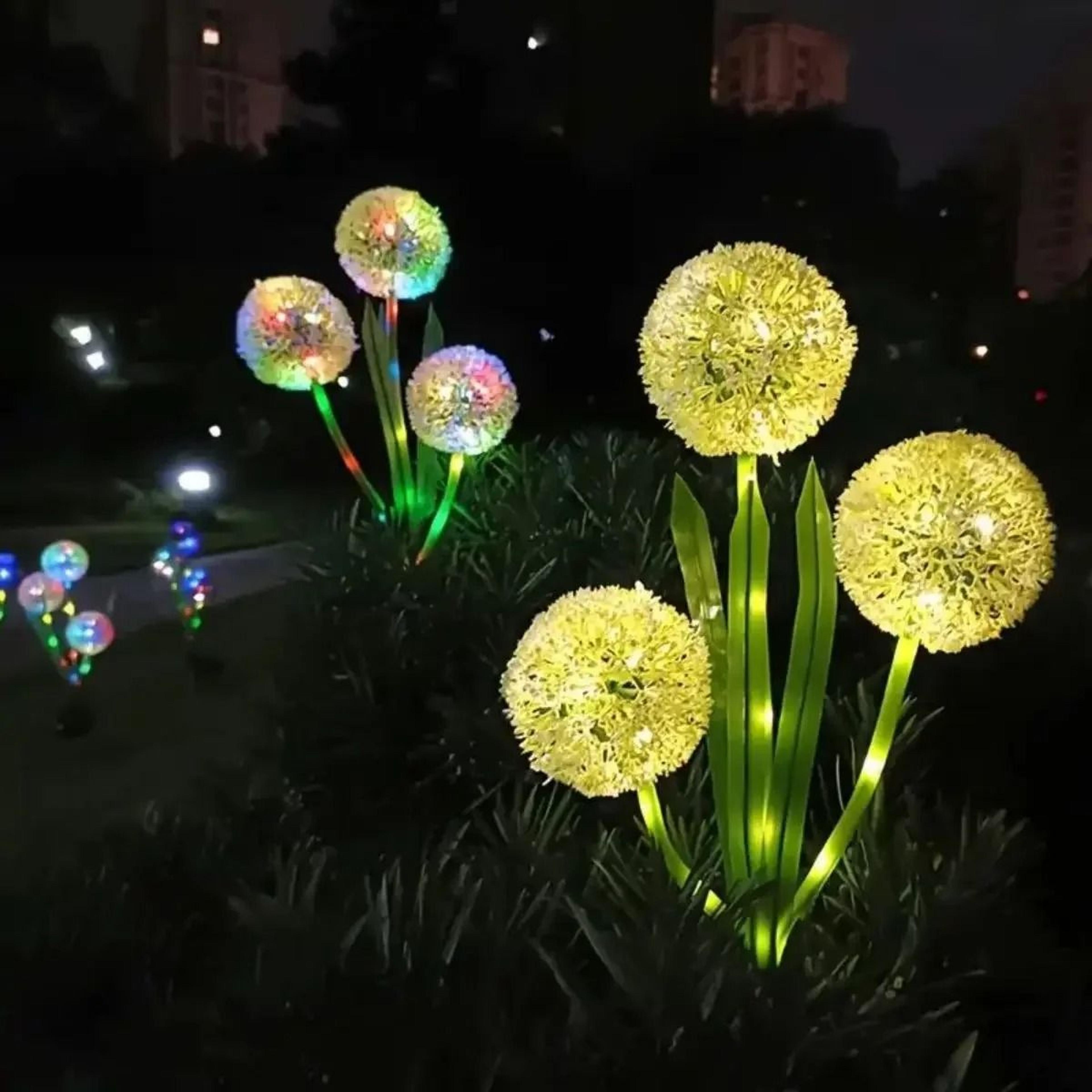 solar dandelion landscape decoration light