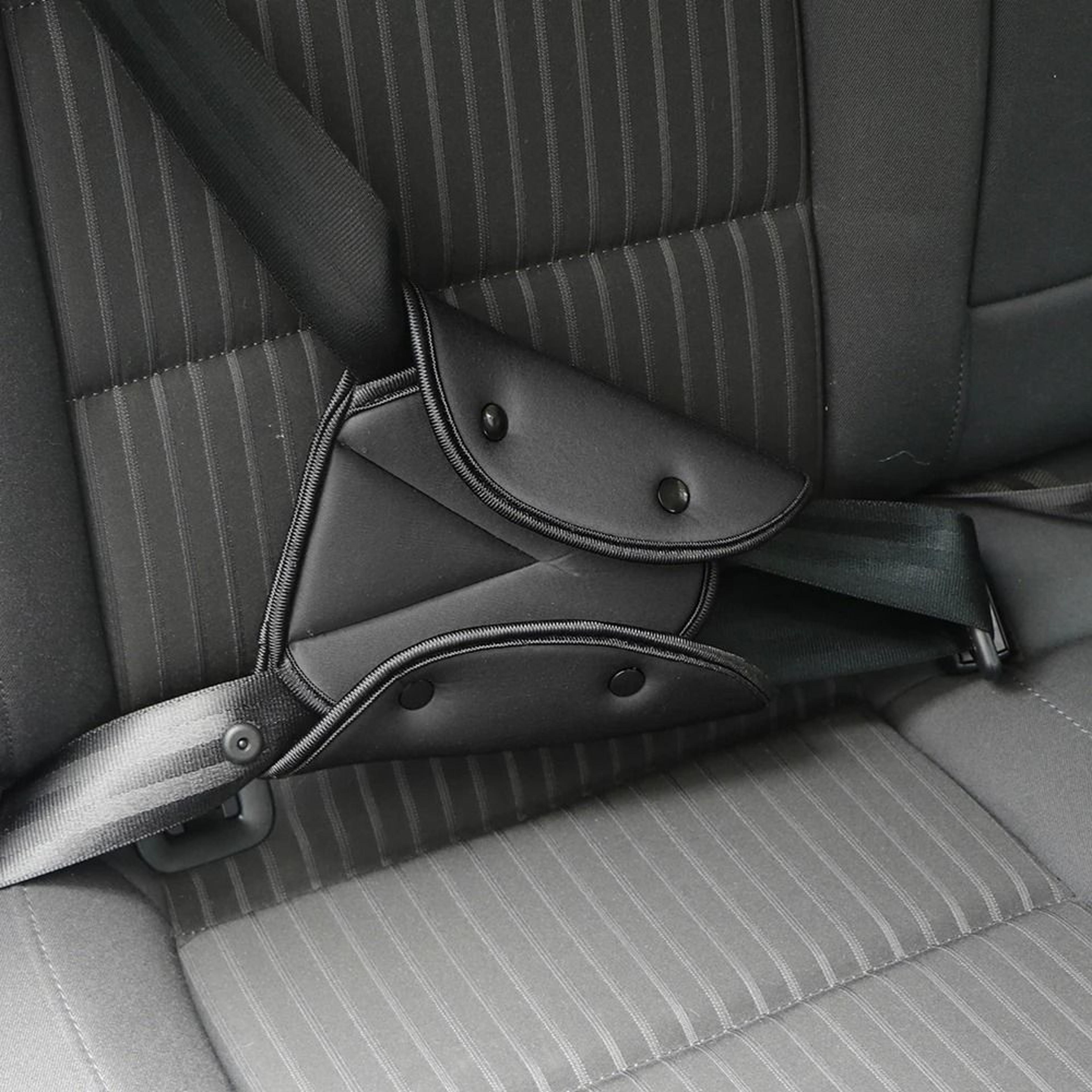 kids safety seat belt positioner – anti-neck shoulder adjustment holder