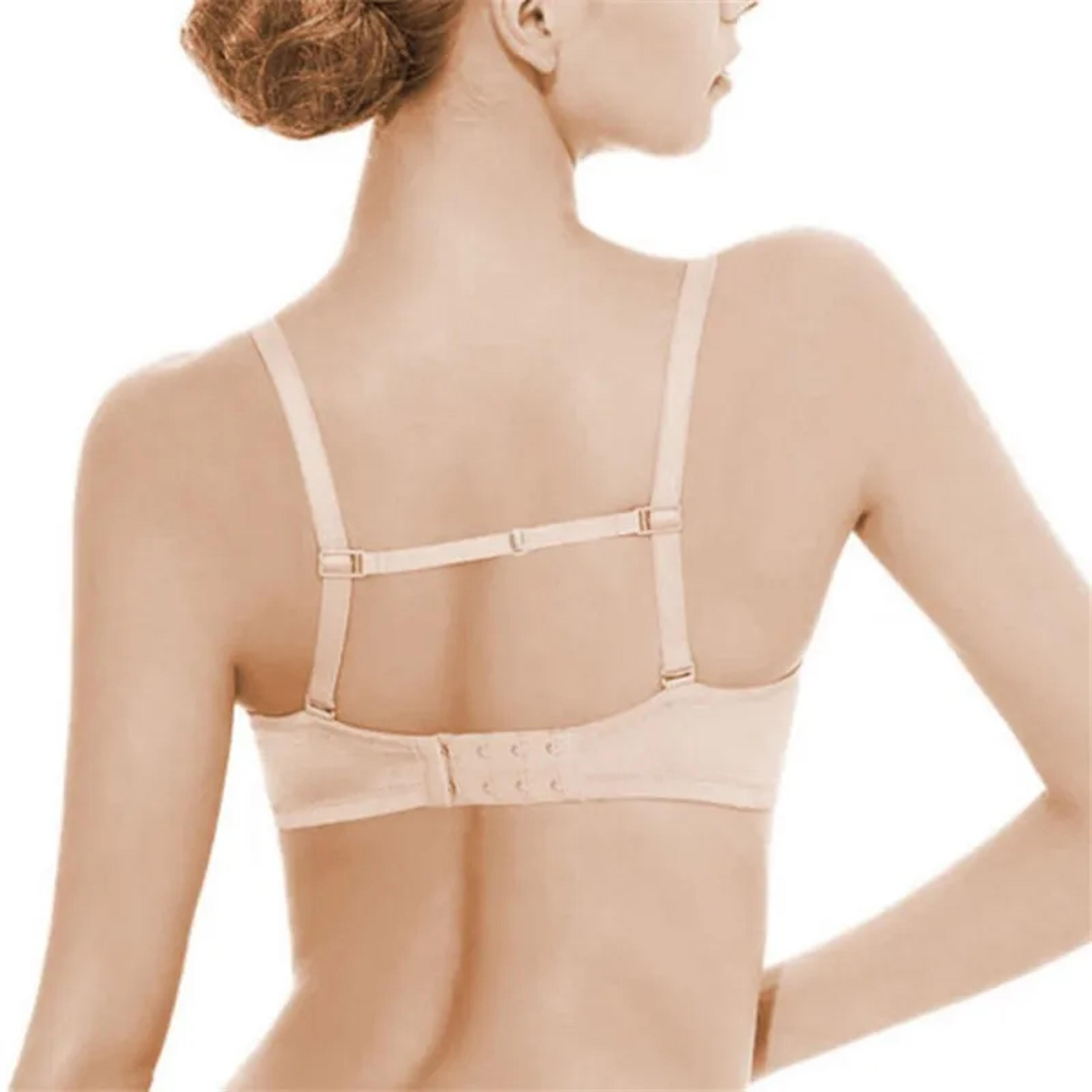 bra strap holder clip that stops slipping straps and converts bras to racerback support