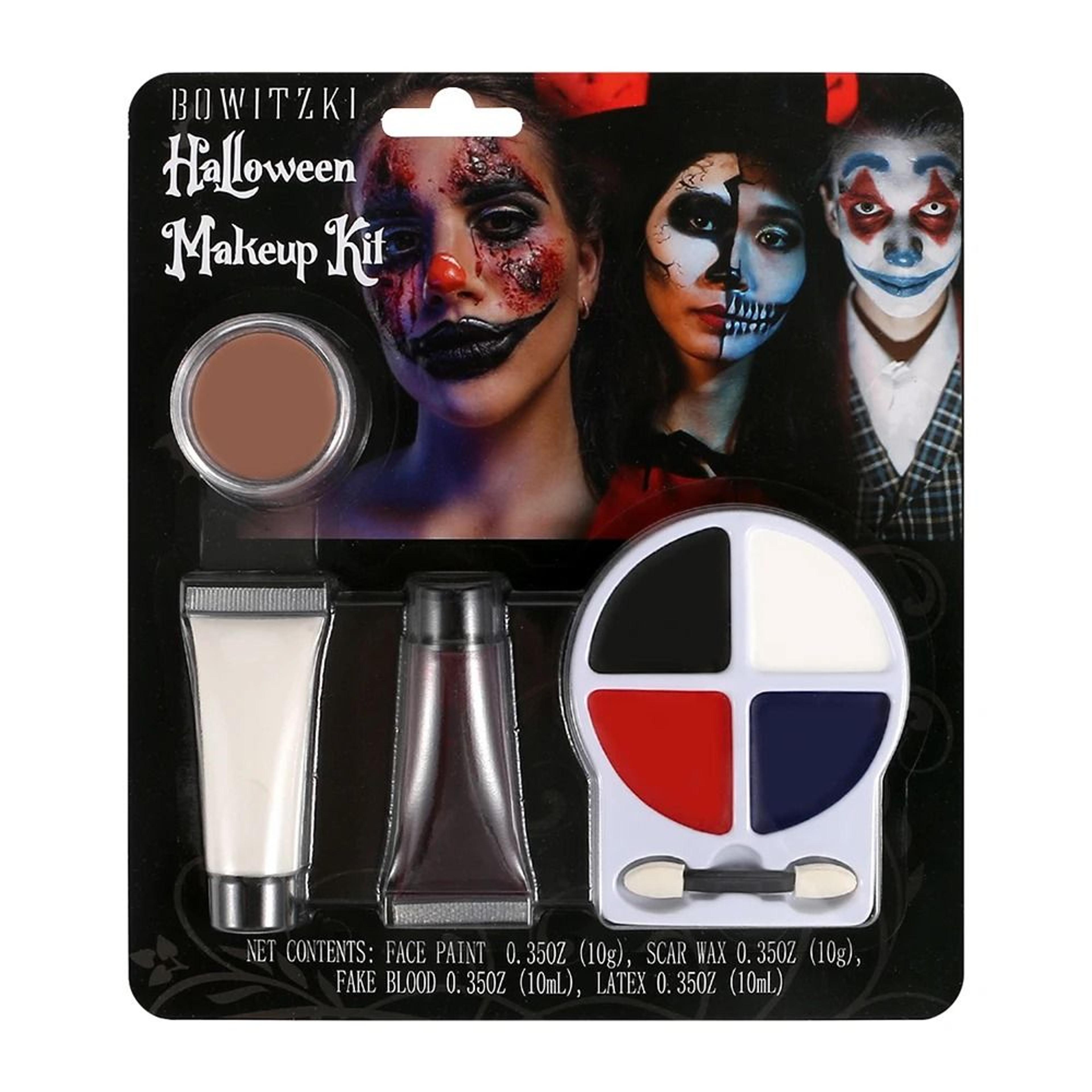 clown & sfx makeup kit – complete halloween character set