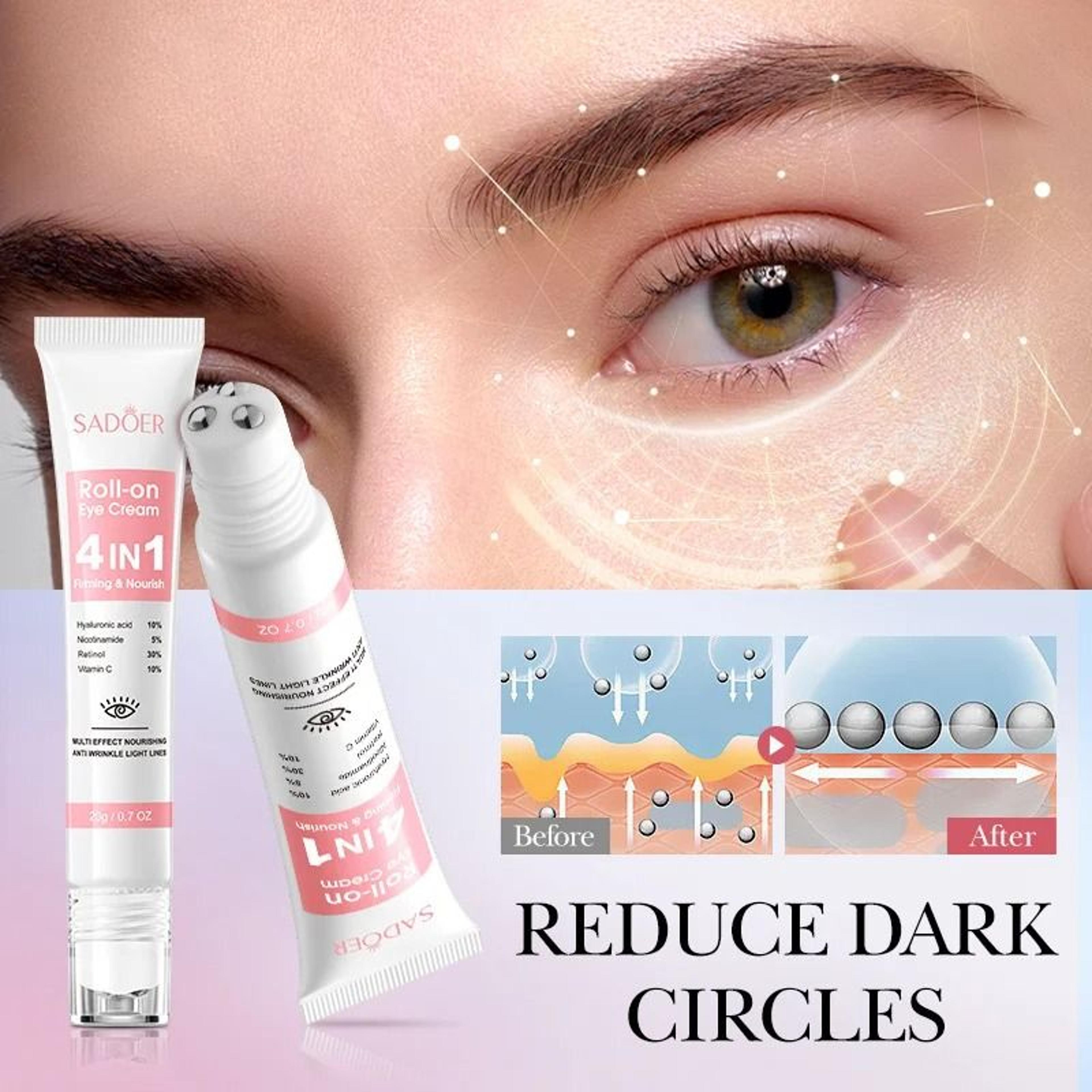 instant eye bag recovery cream – retinol infused anti-wrinkle & firming therapy