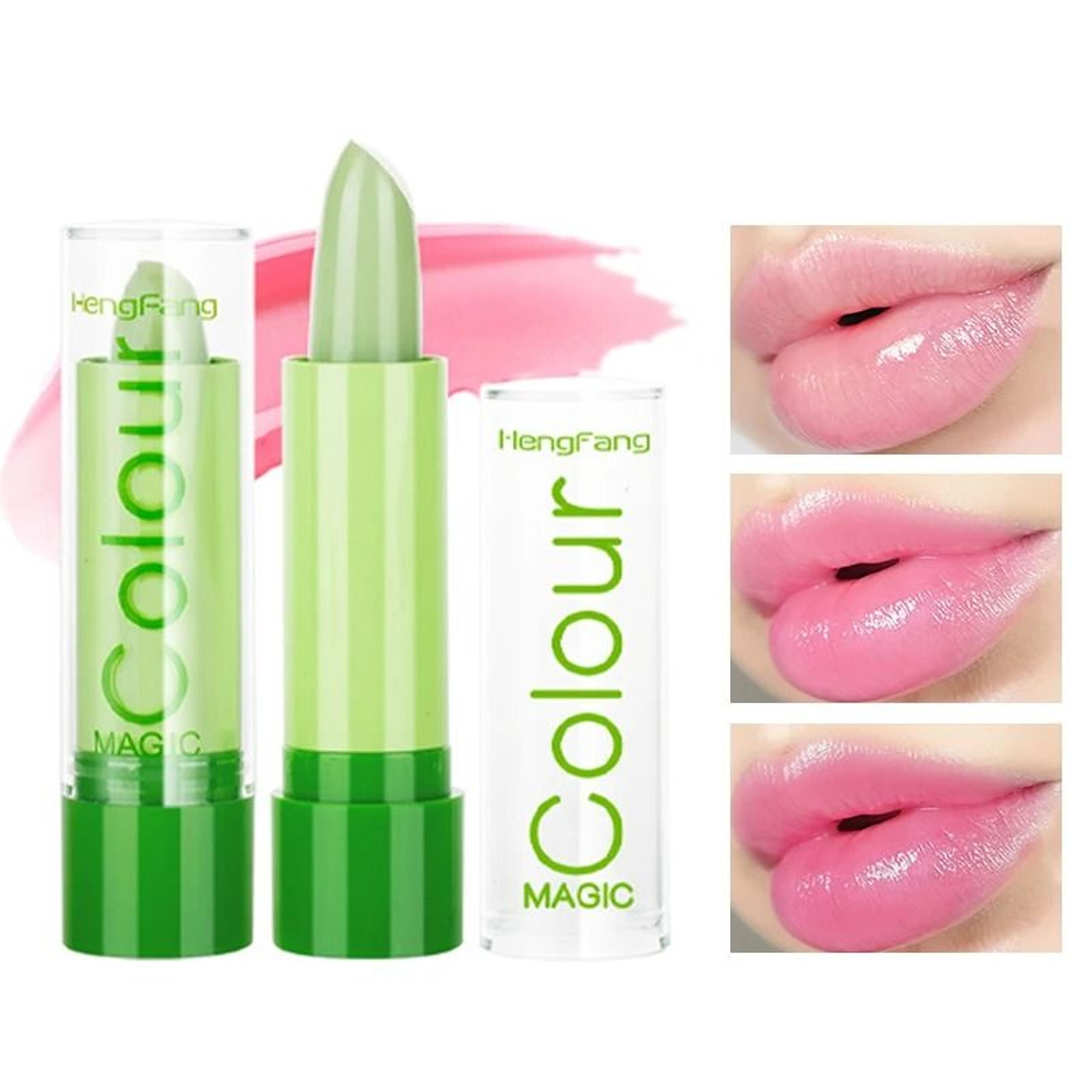 hydrating temperature-color-changing lip gloss balm