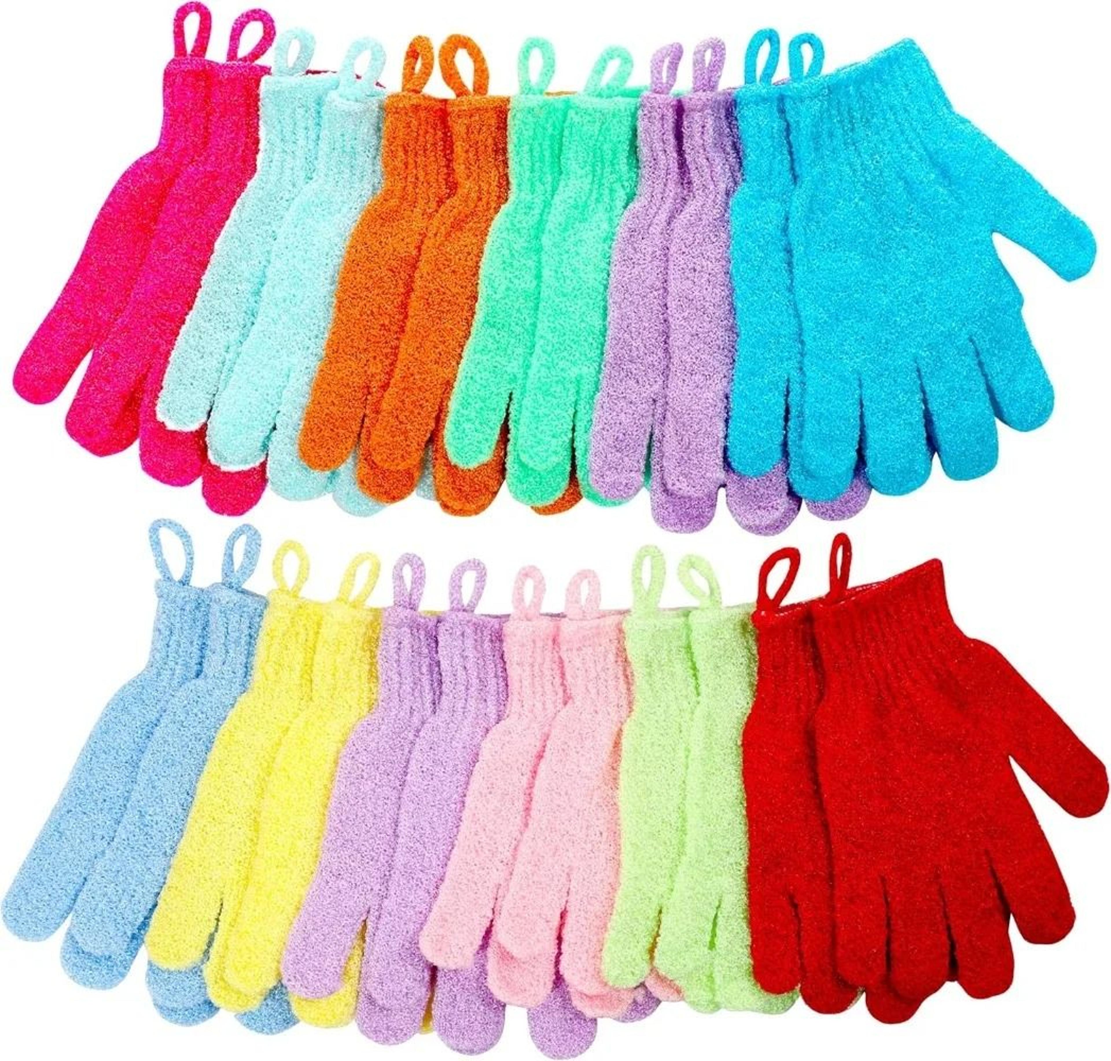 exfoliating spa & bath glove collection