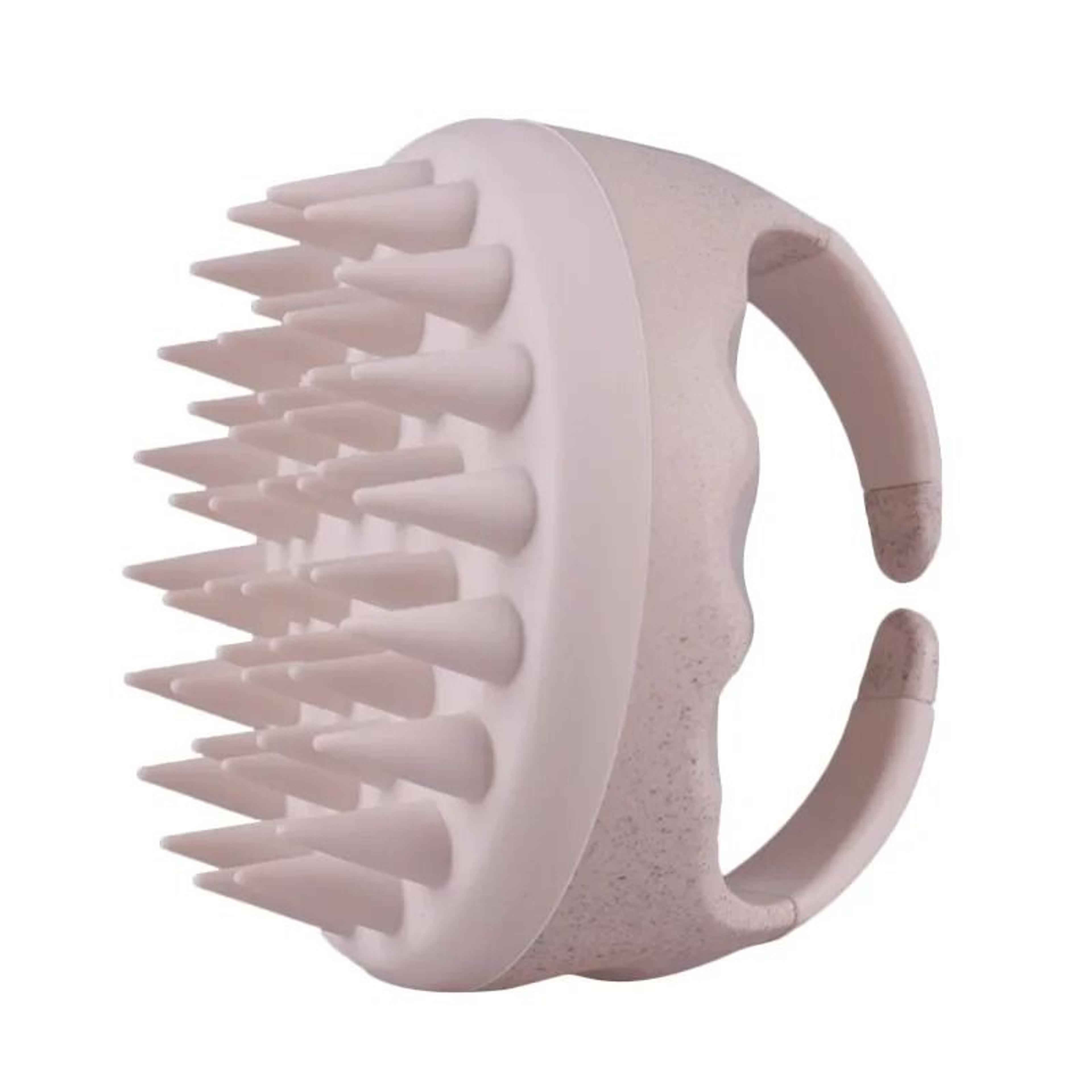 soft silicone scalp spa brush | premium hair health & massage tool