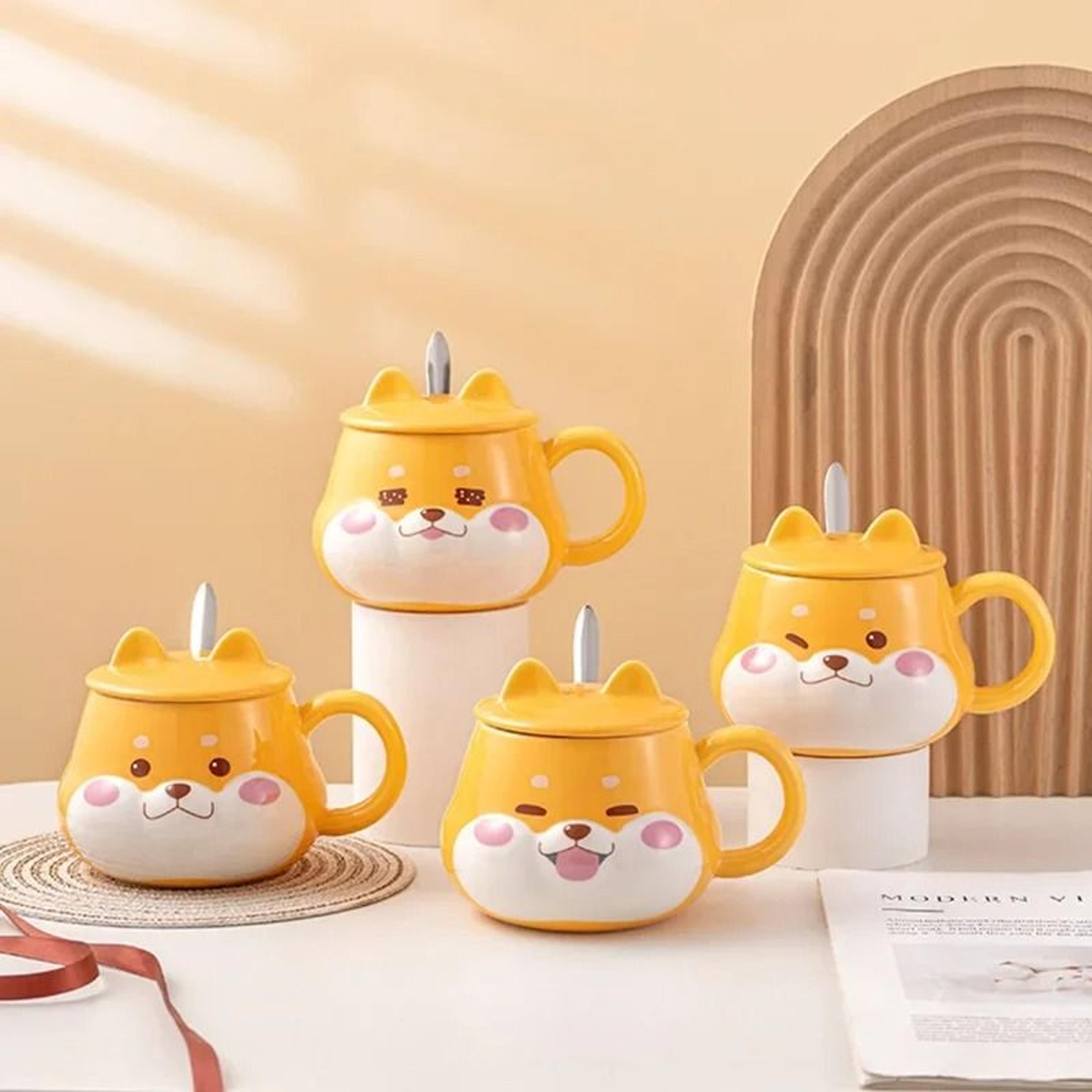 loyal spirit shiba inu ceramic mug