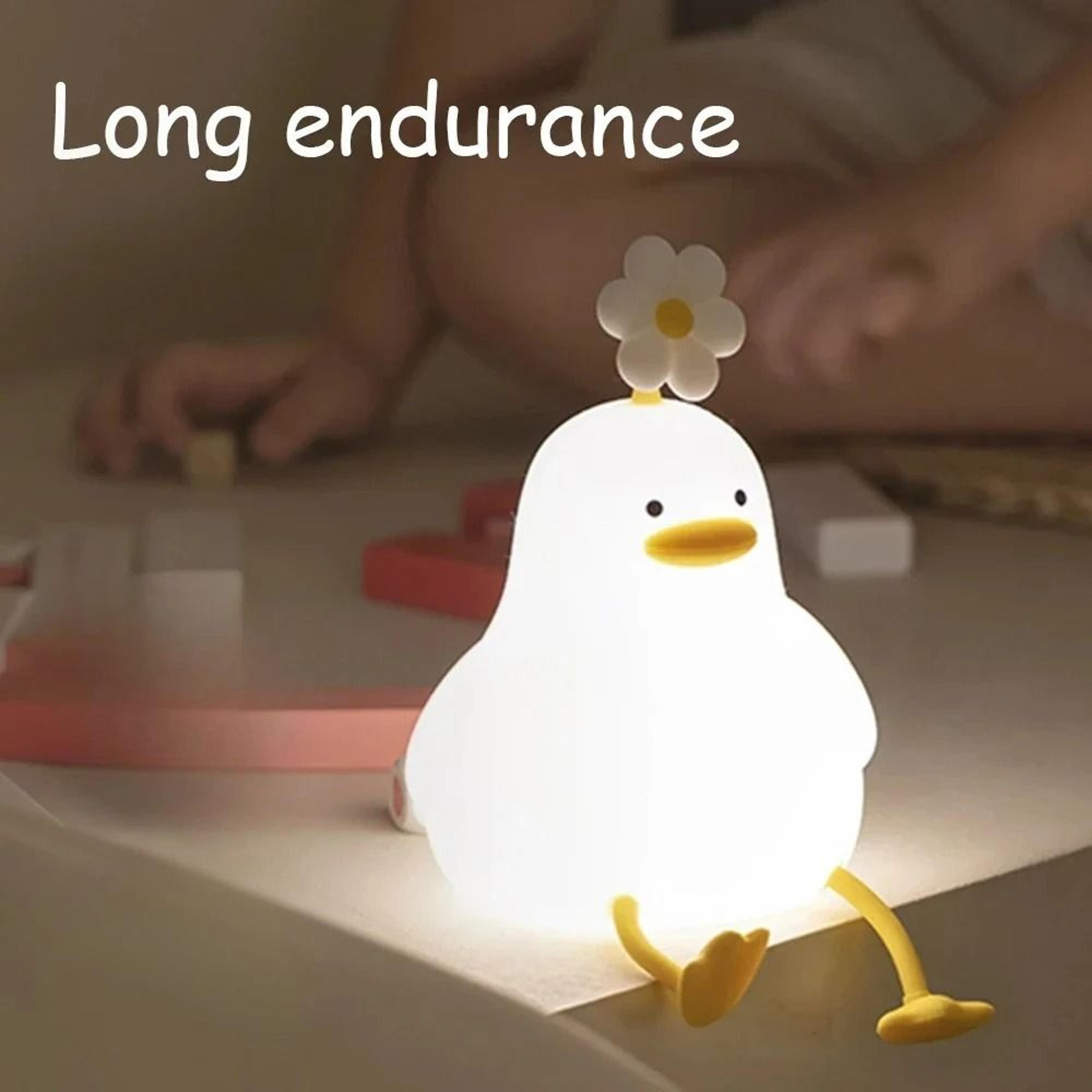 cuddly glow duckie silicone lamp