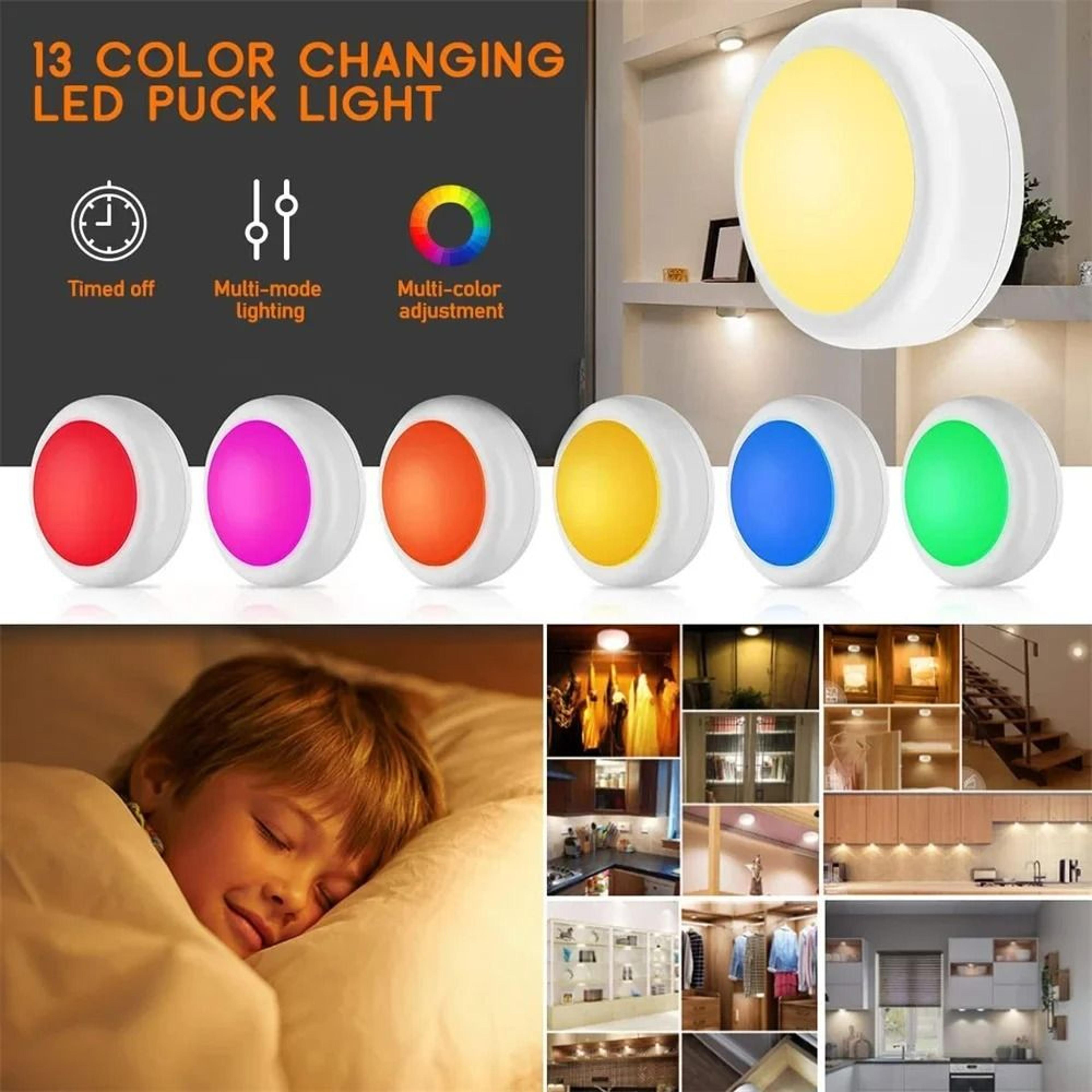 prism-bright rgbw wireless puck lights