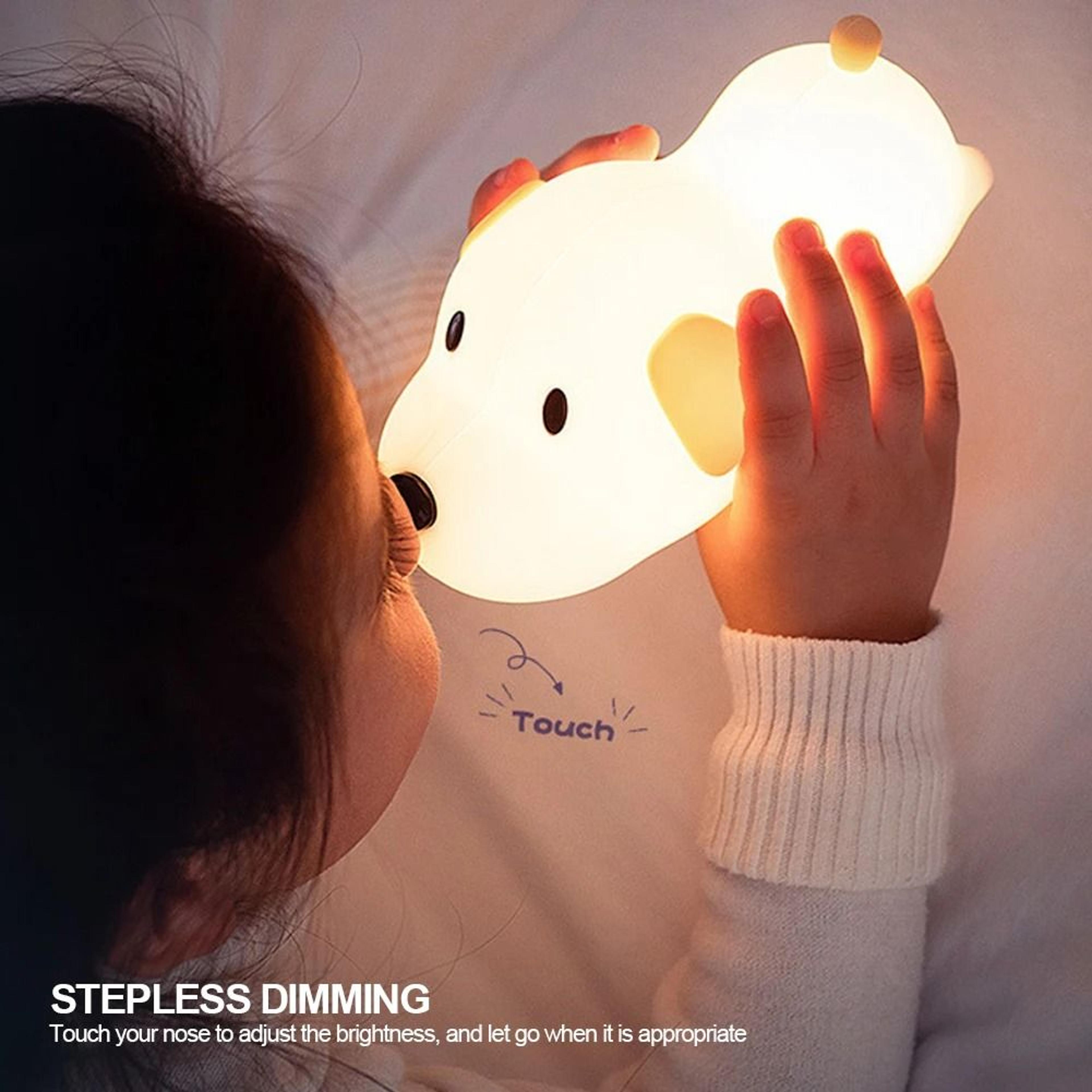 cuddle-glow puppy silicone night light