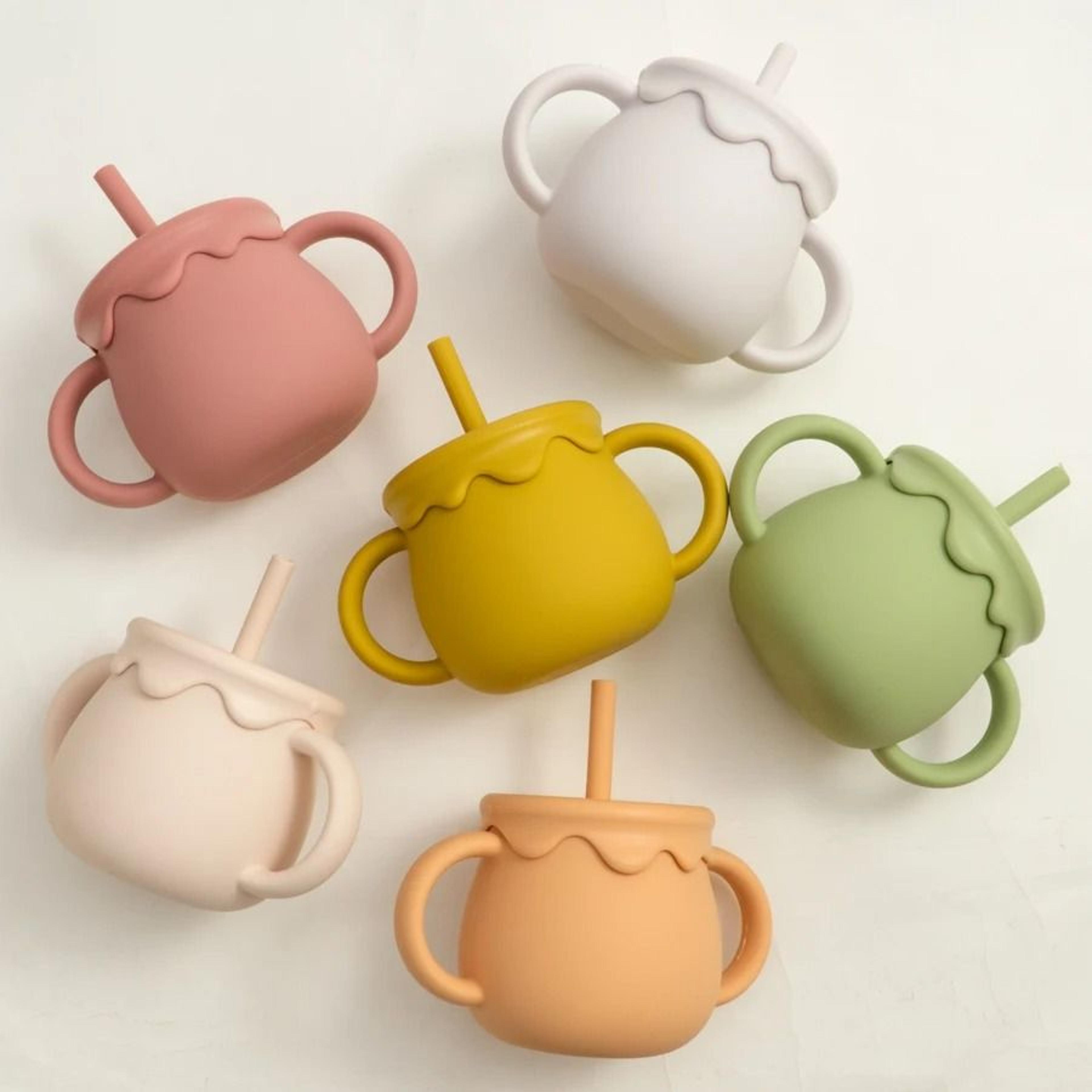 bloom-sip 2-in-1 silicone snack & sippy cup