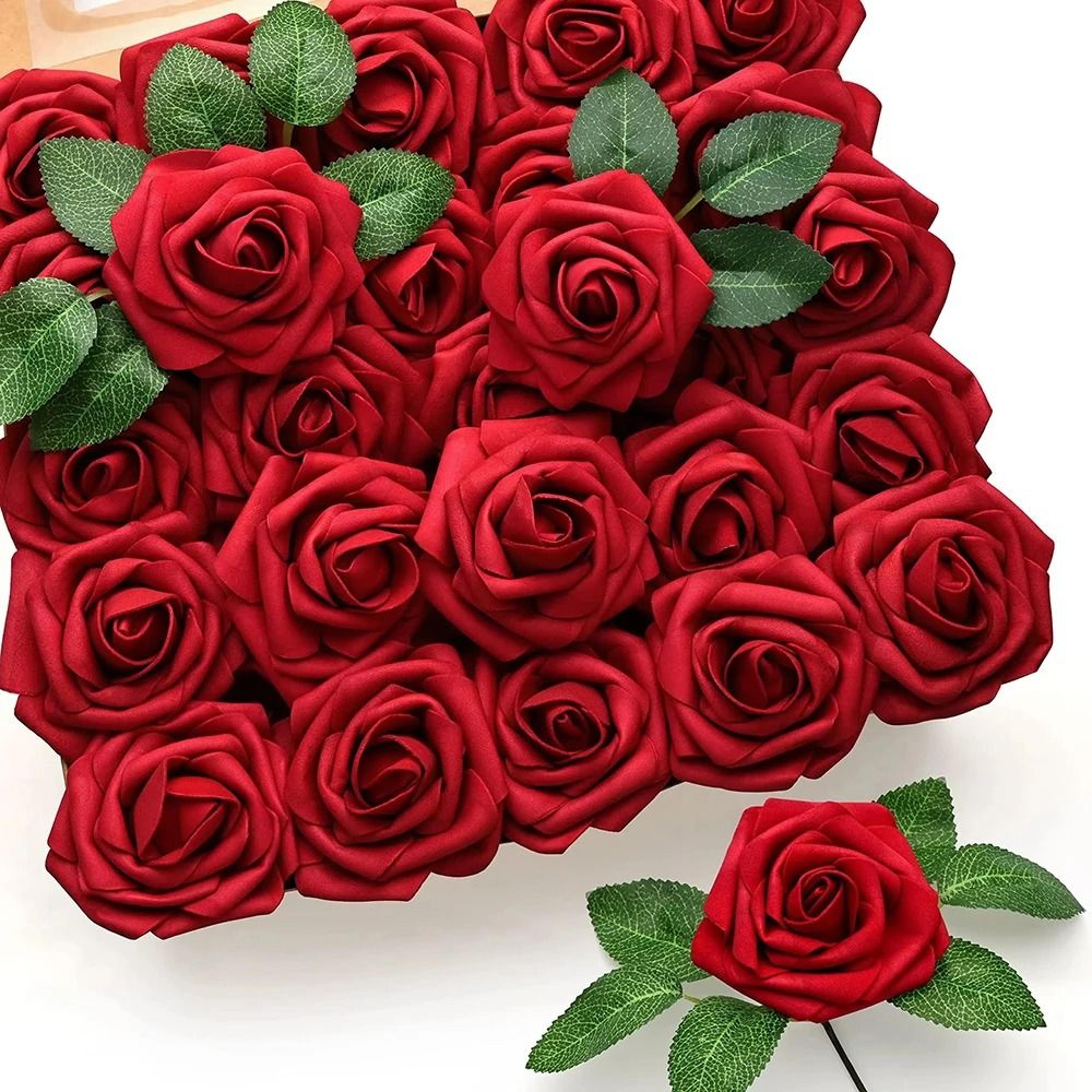 velvet-touch 25pc diy rose stem set