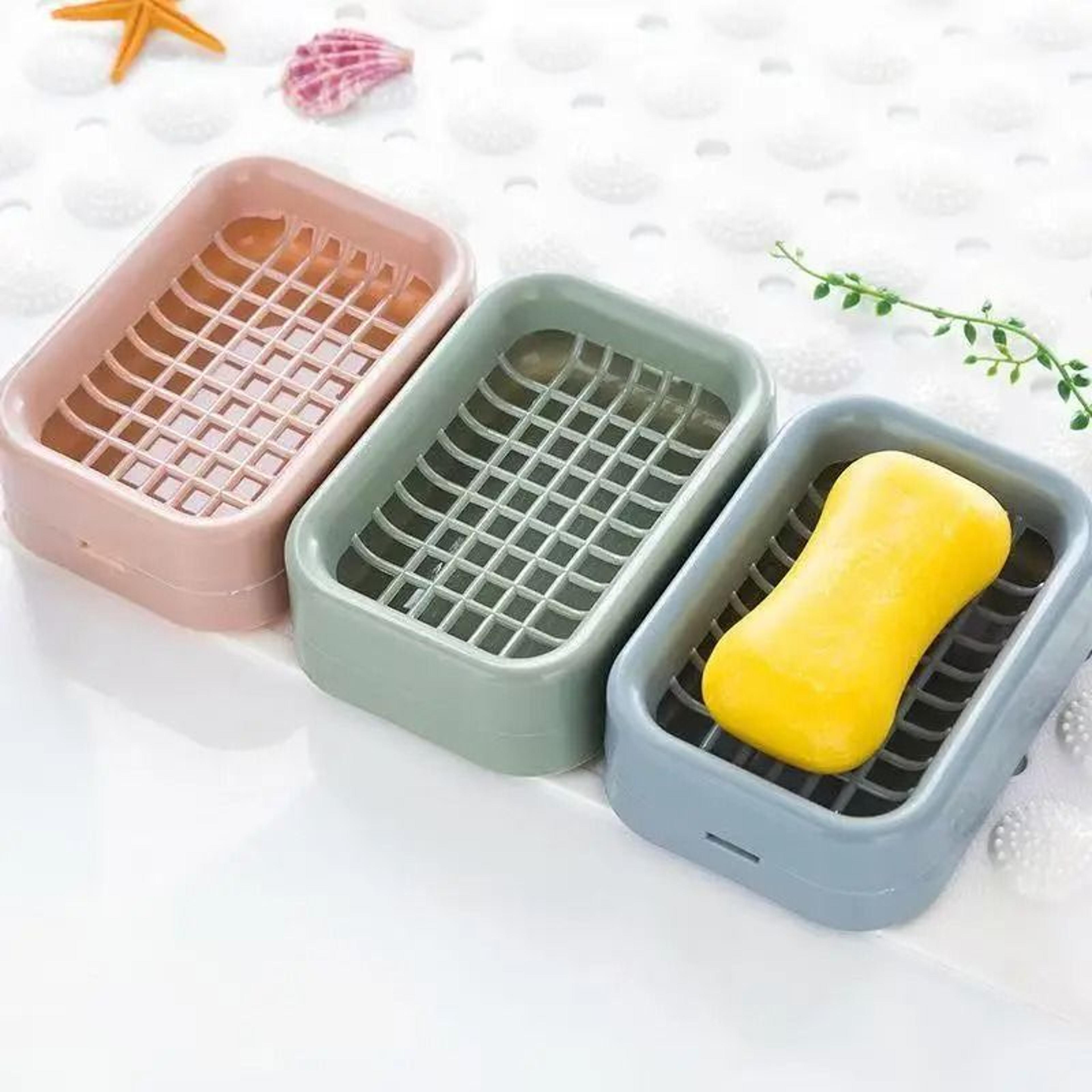 double-layer quick-drain soap box