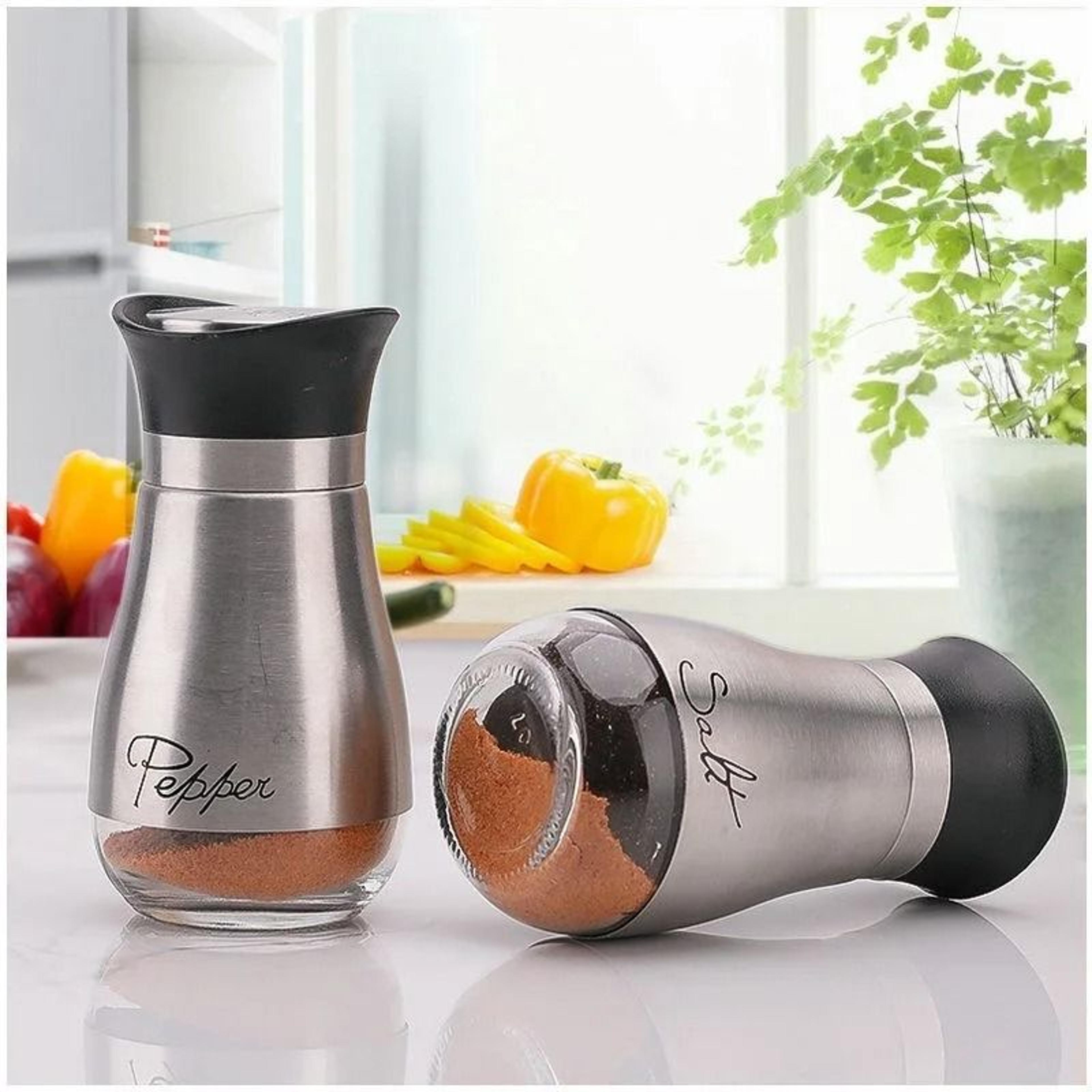moisture-proof salt & pepper shaker set (2-pack)