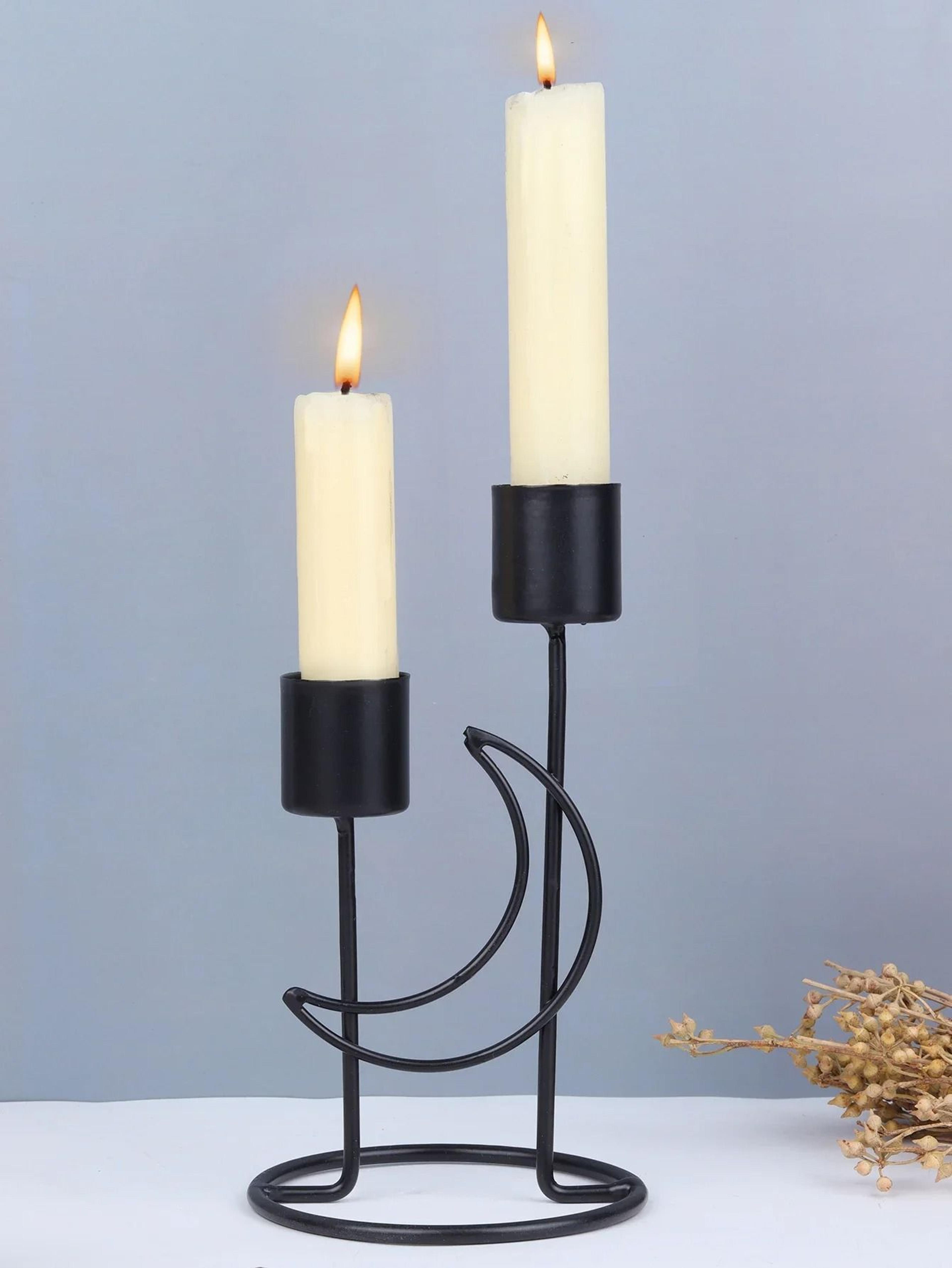 modern minimalist iron candlestick stand