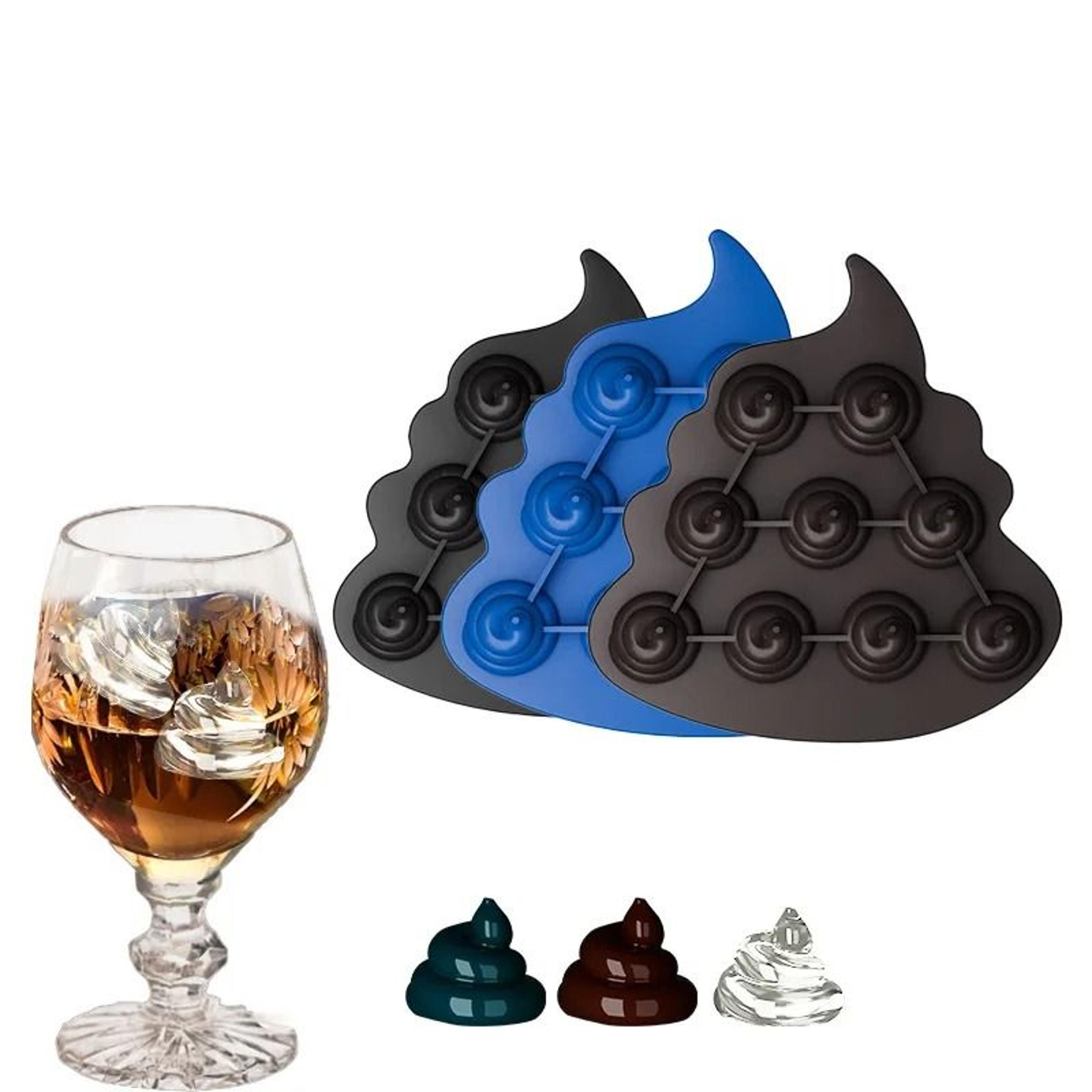 funny spoof silicone confectionery & ice tray mold