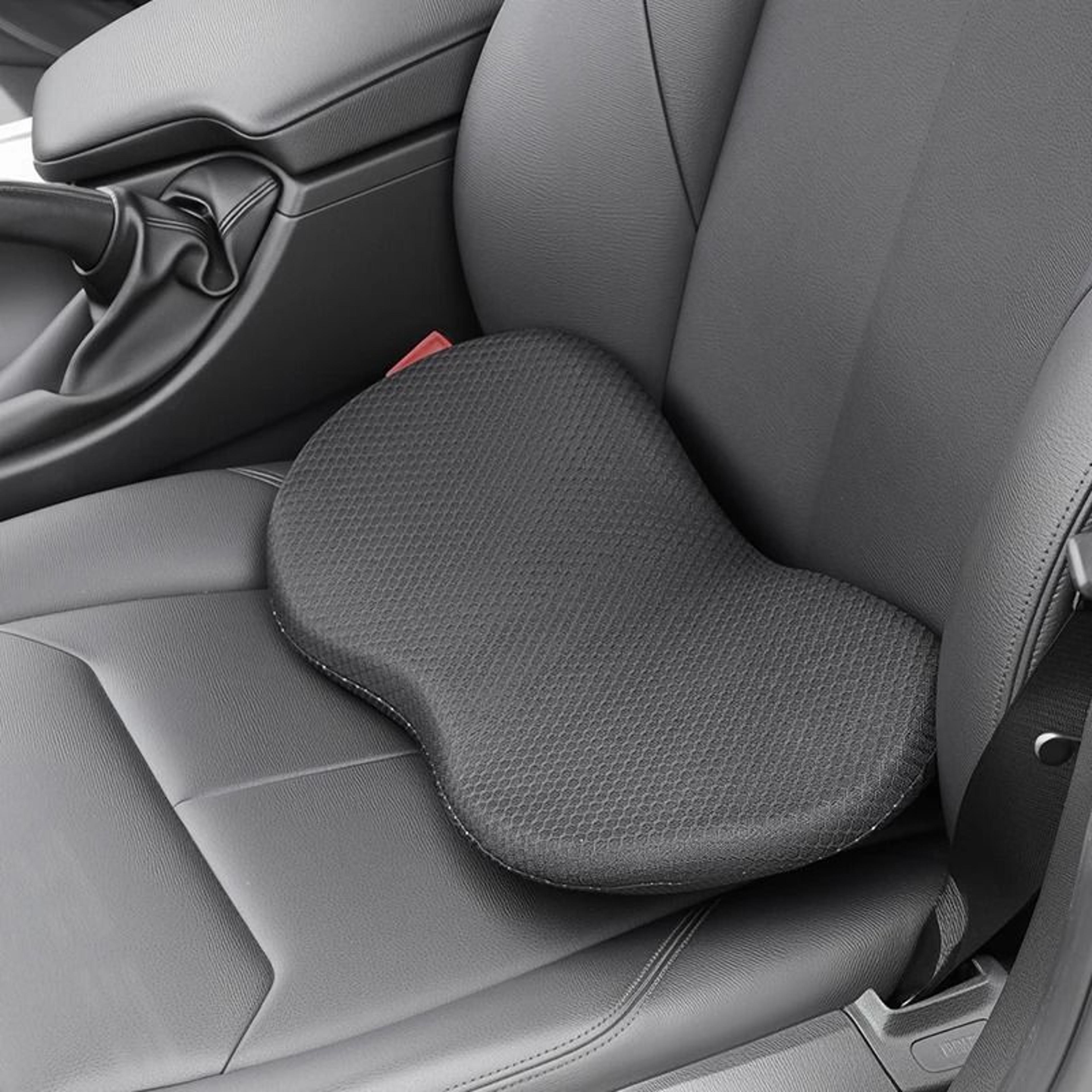 high-visibility memory foam car seat booster cushion