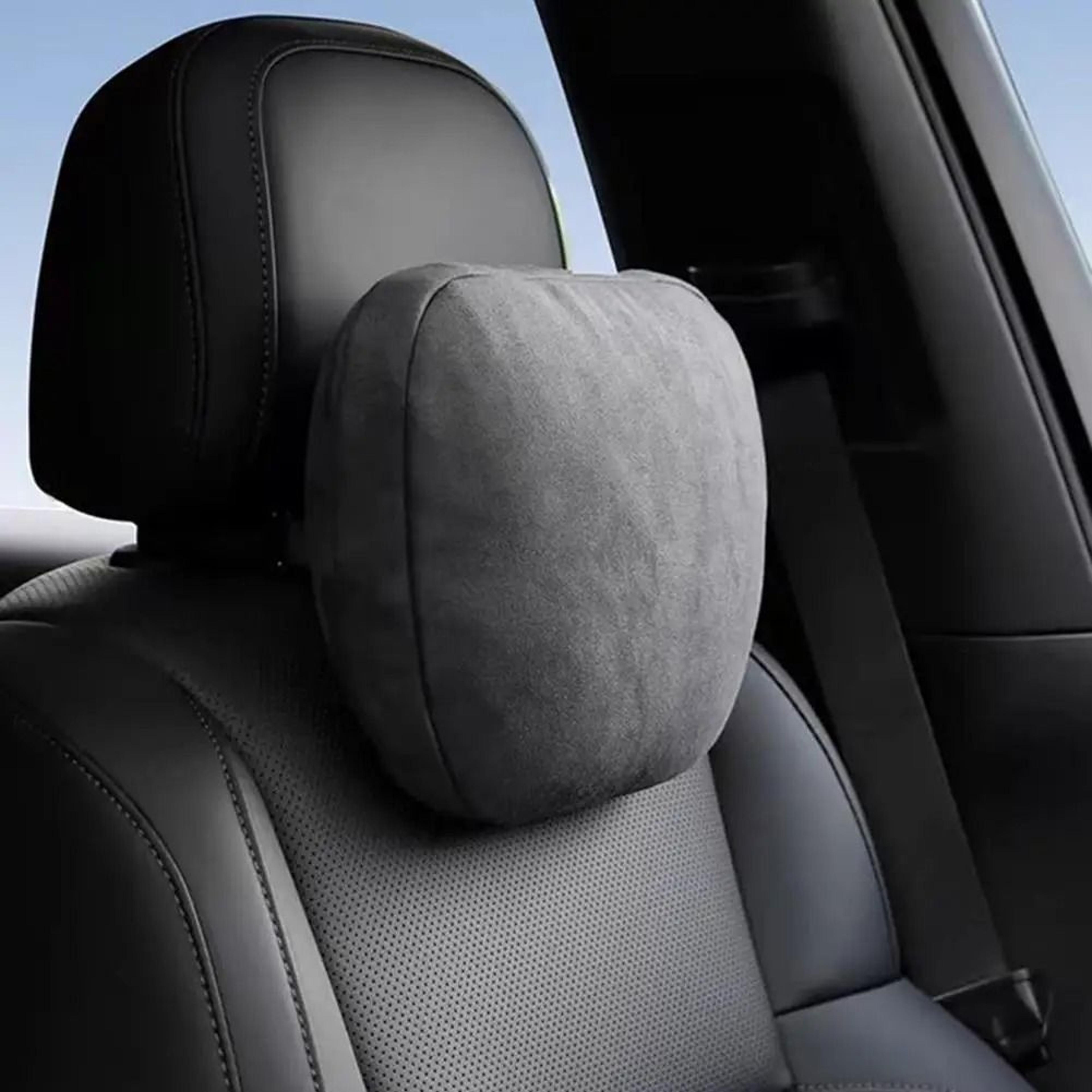 universal adjustable memory foam car headrest & neck pillow