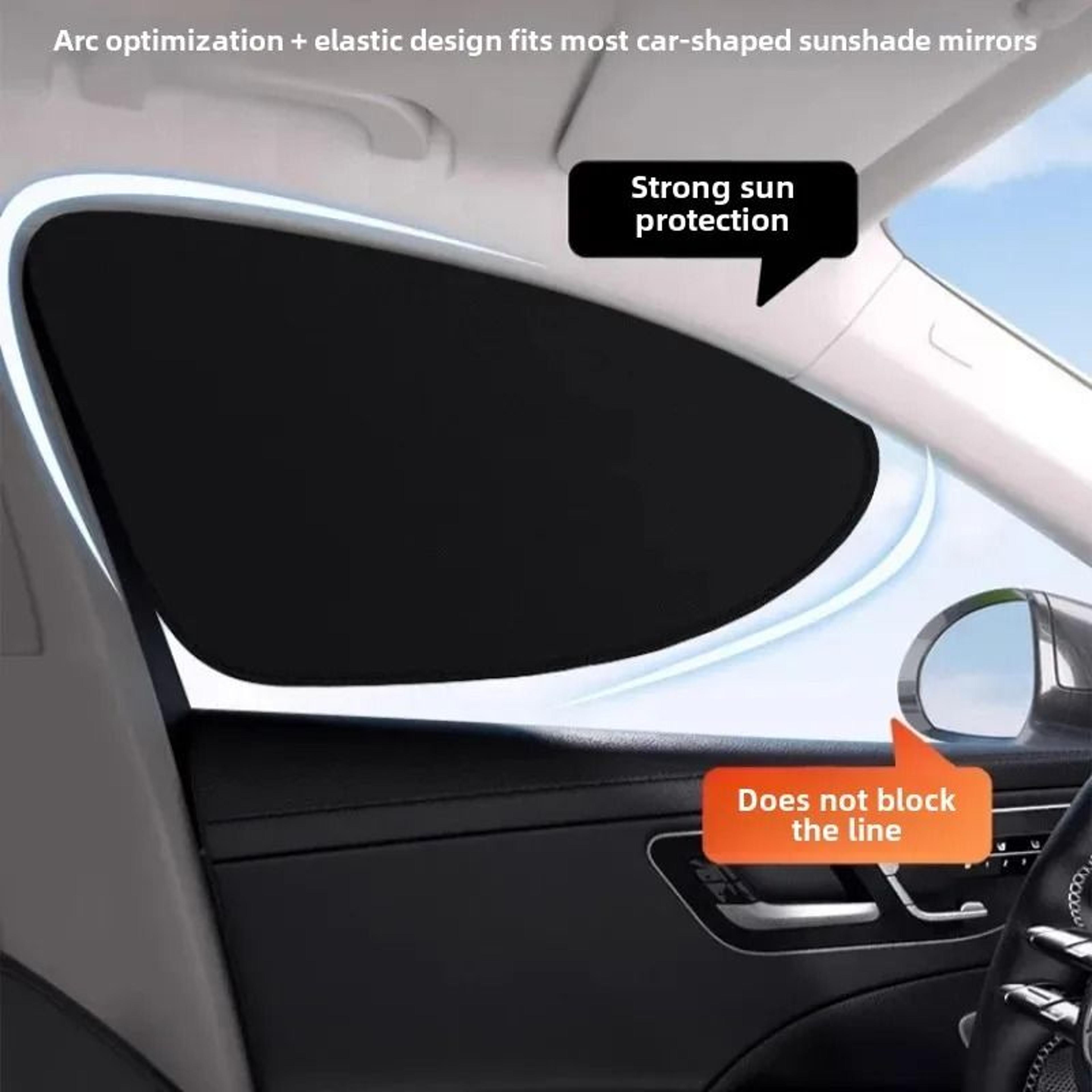 four-piece car electrostatic adsorption sunshade set