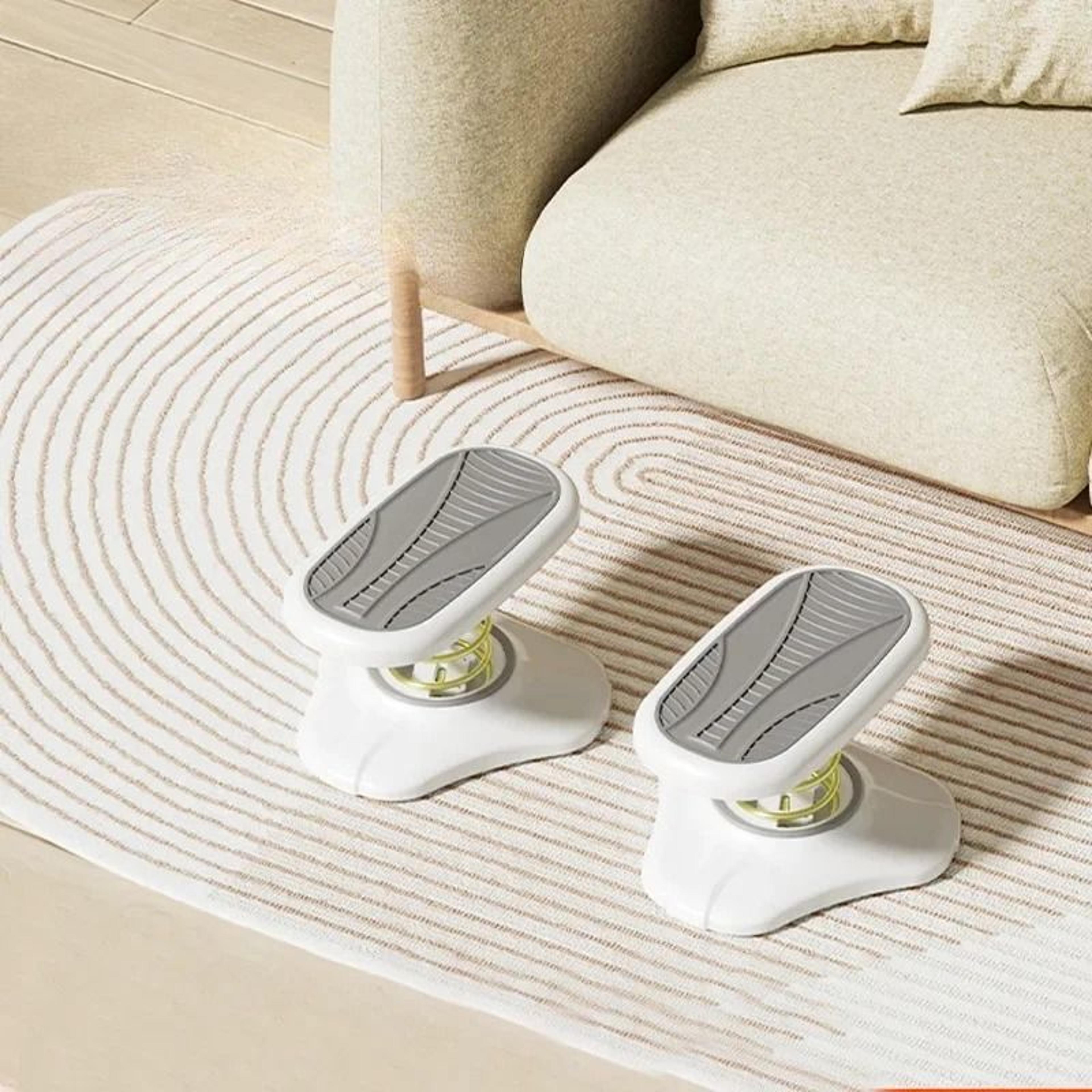 ergonomic toilet squatting stool and compact foot exerciser