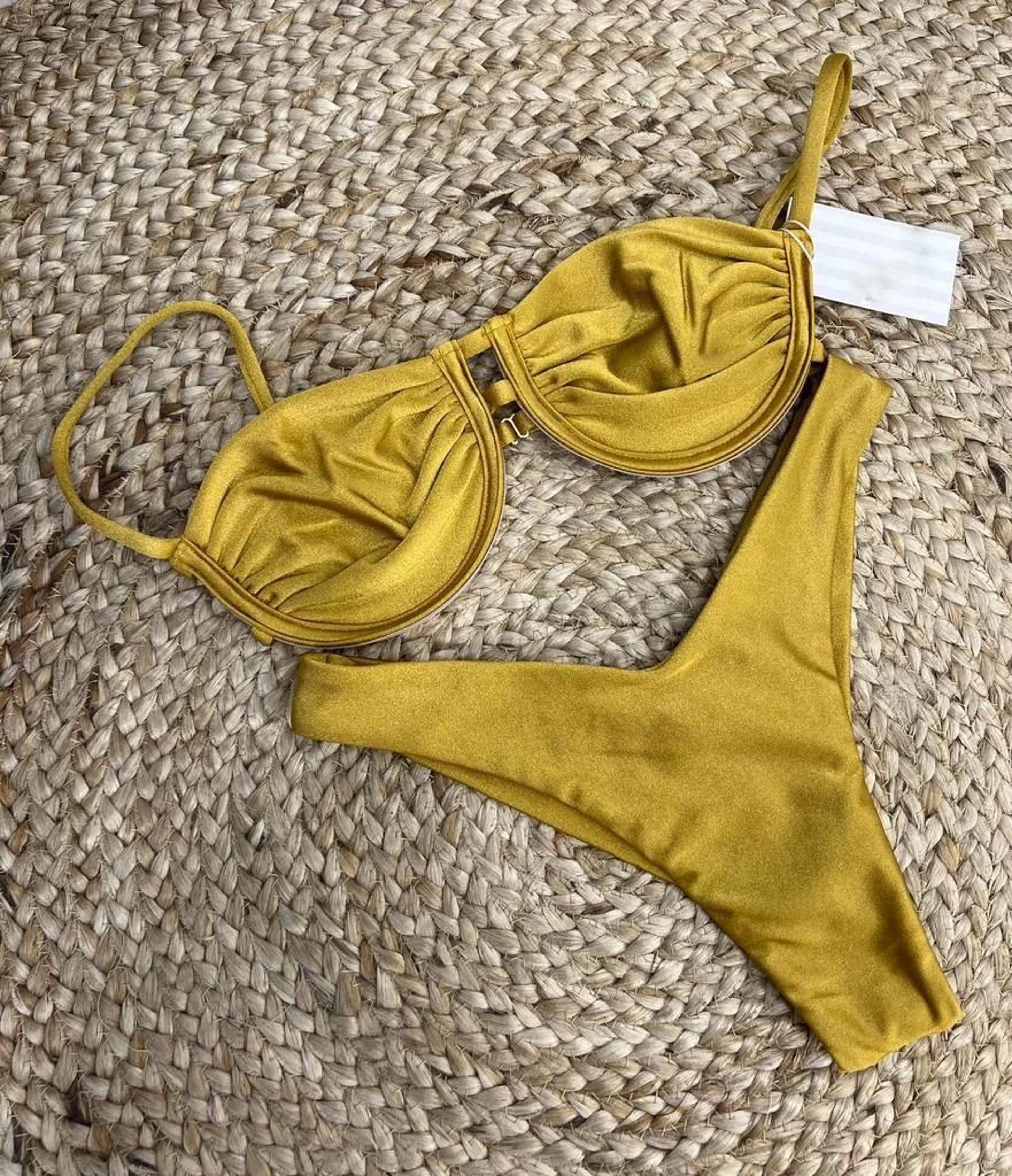 luxury print halter one-piece – push-up brazilian beach exit swimsuit