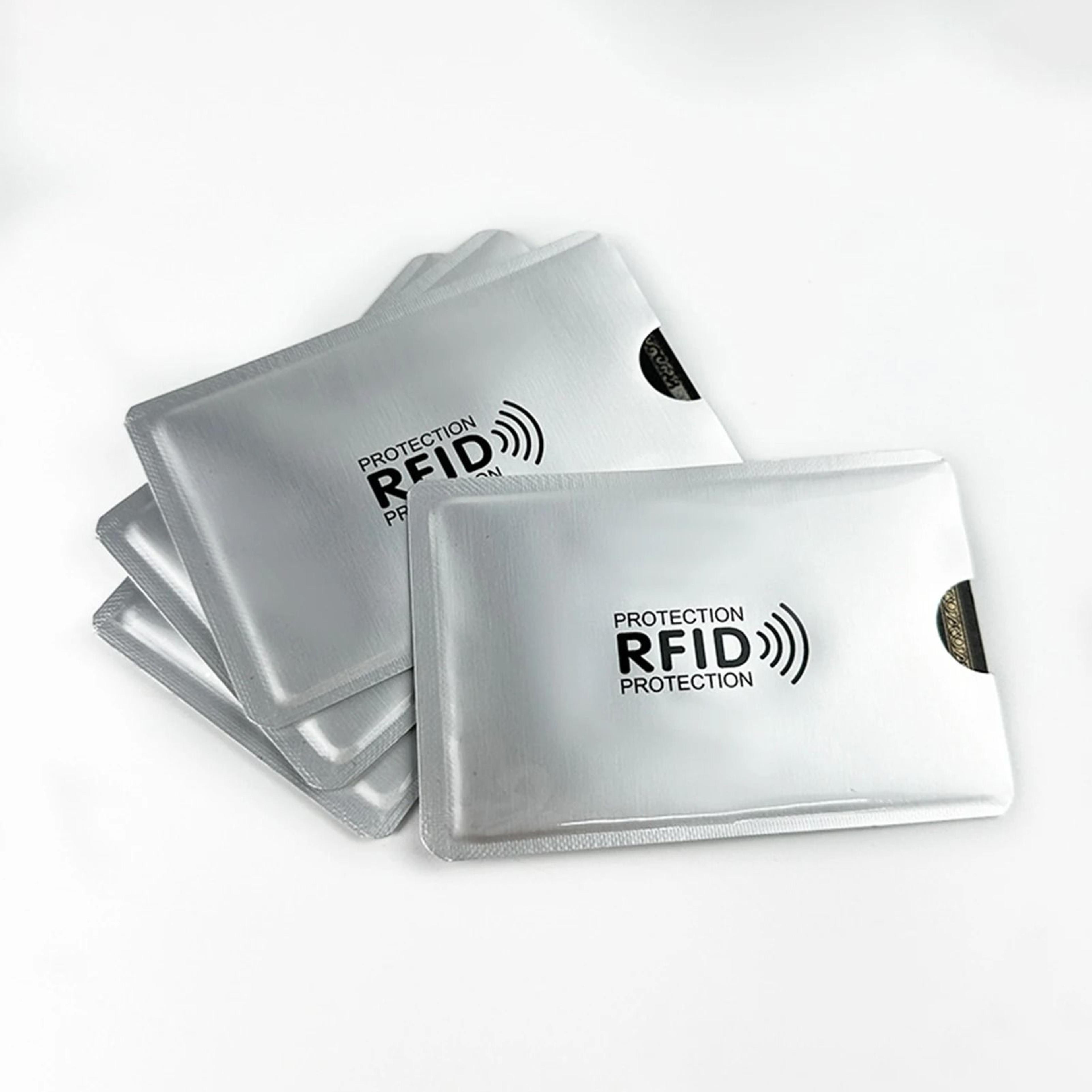 multi-color rfid blocking sleeves – portable anti-theft credit card protectors