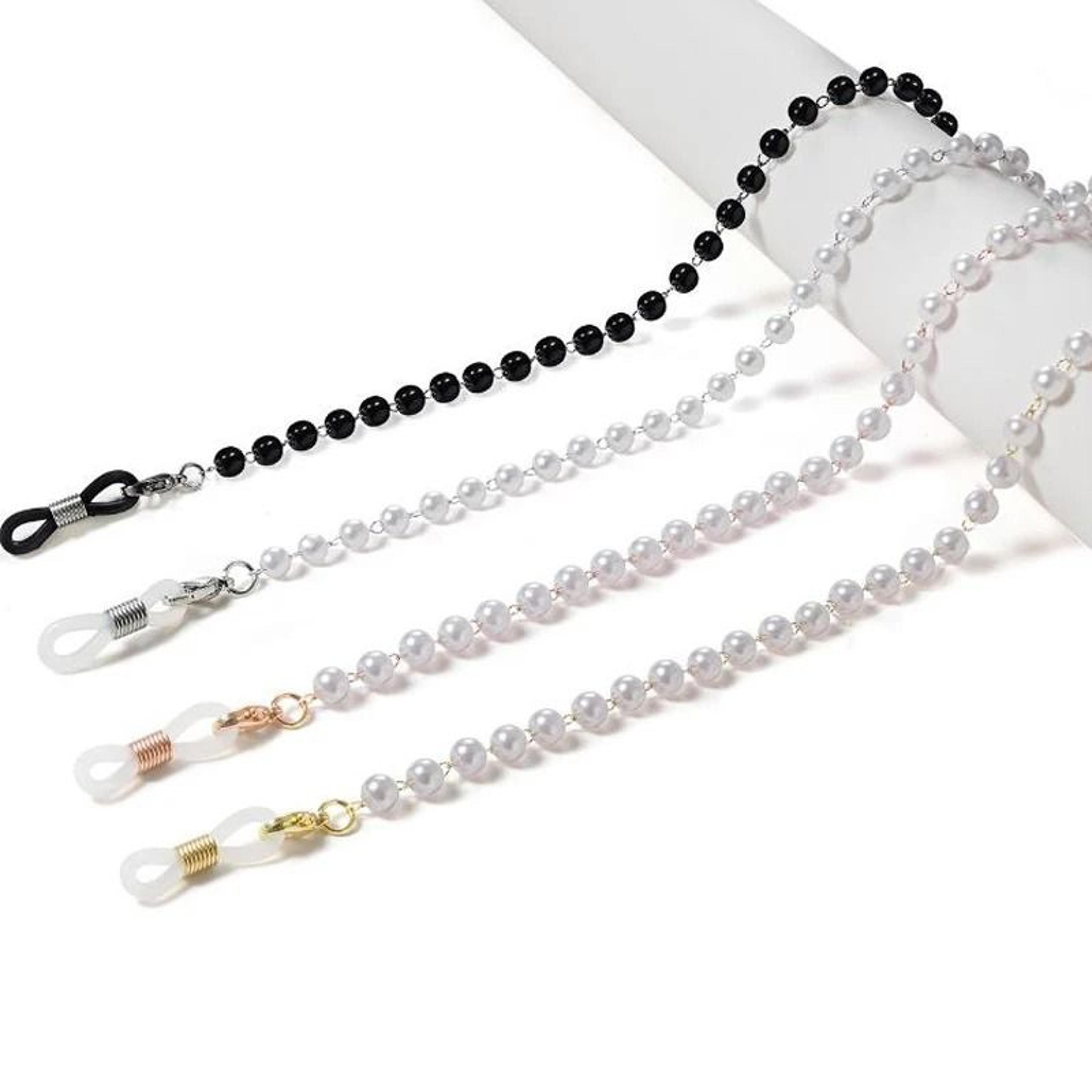 pearl eyewear chain – elegant sunglasses lanyard & fashion glasses strap