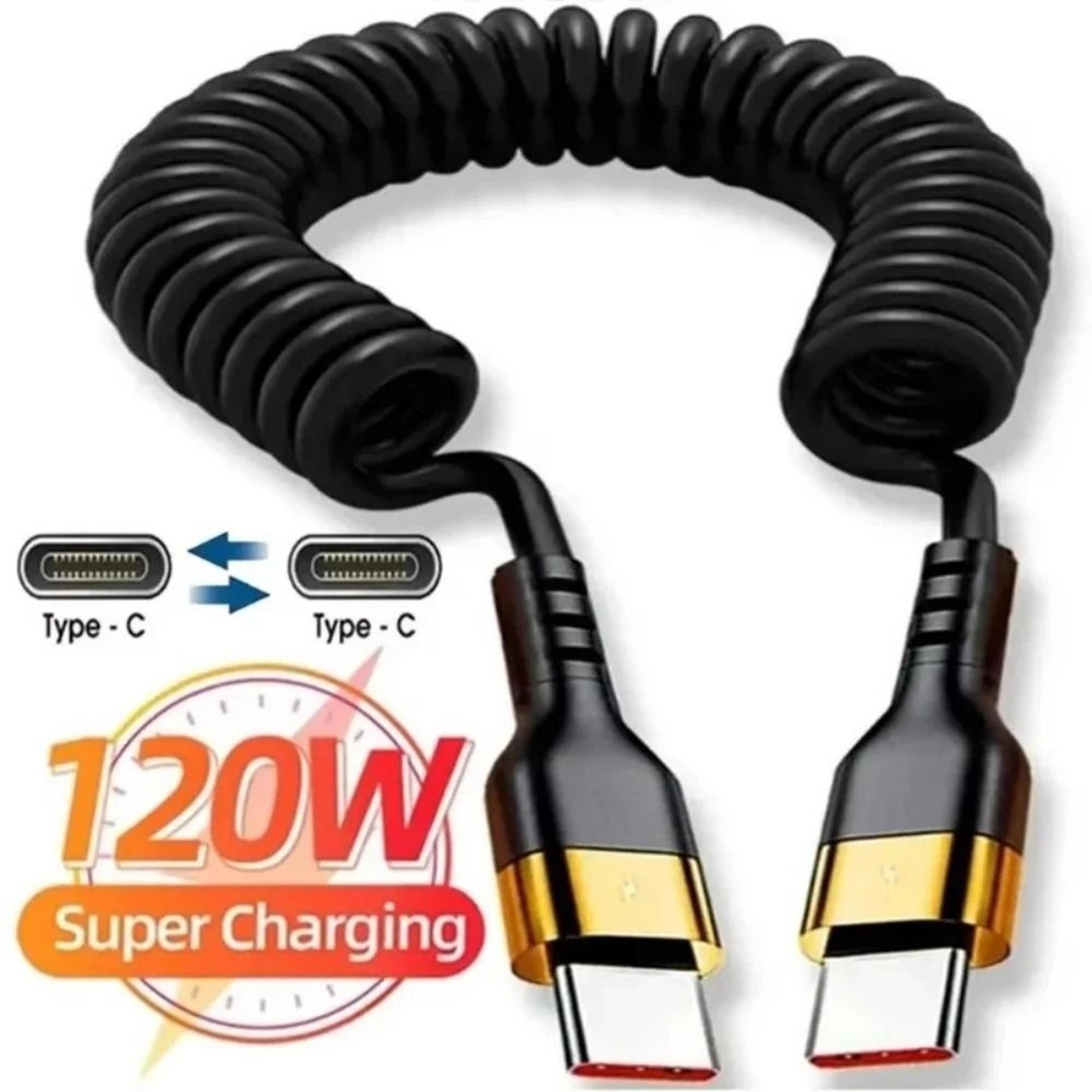 heavy-duty 120w usb-c to usb-c ultra-fast charging & high-speed data cable