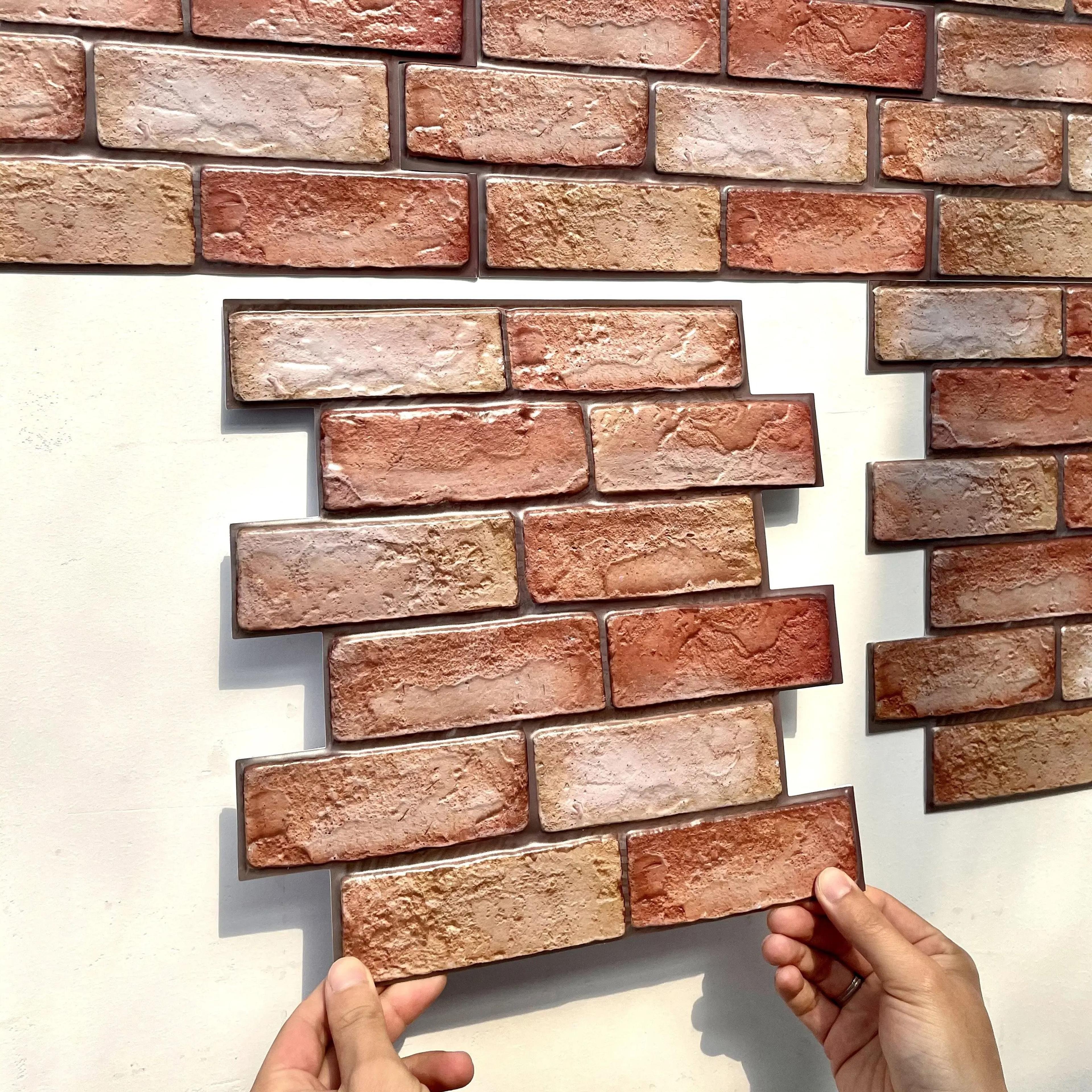 premium 10-piece 3d self-adhesive wall panels & waterproof peel-and-stick decor