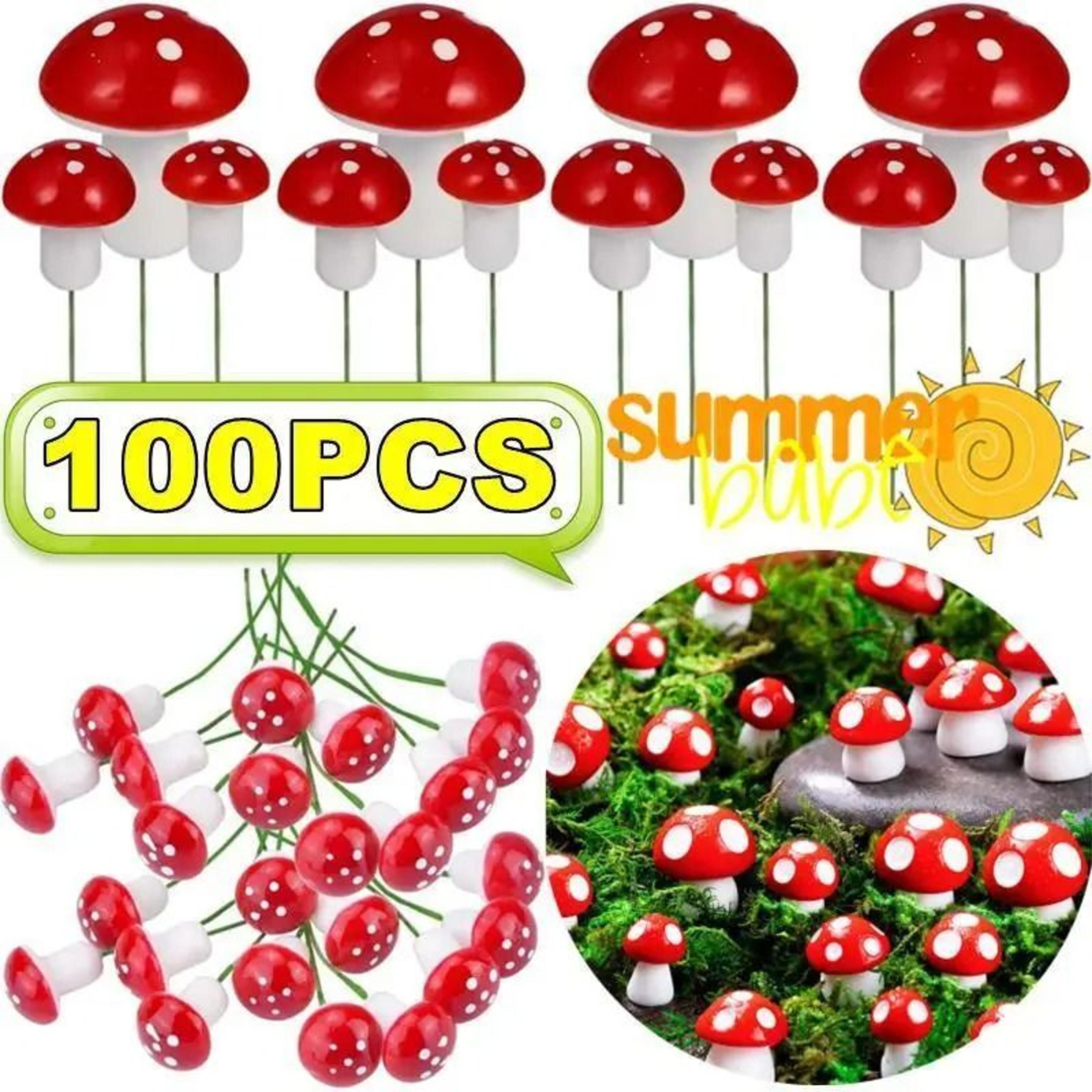 mini mushroom set | fairy garden & bonsai resin crafts
