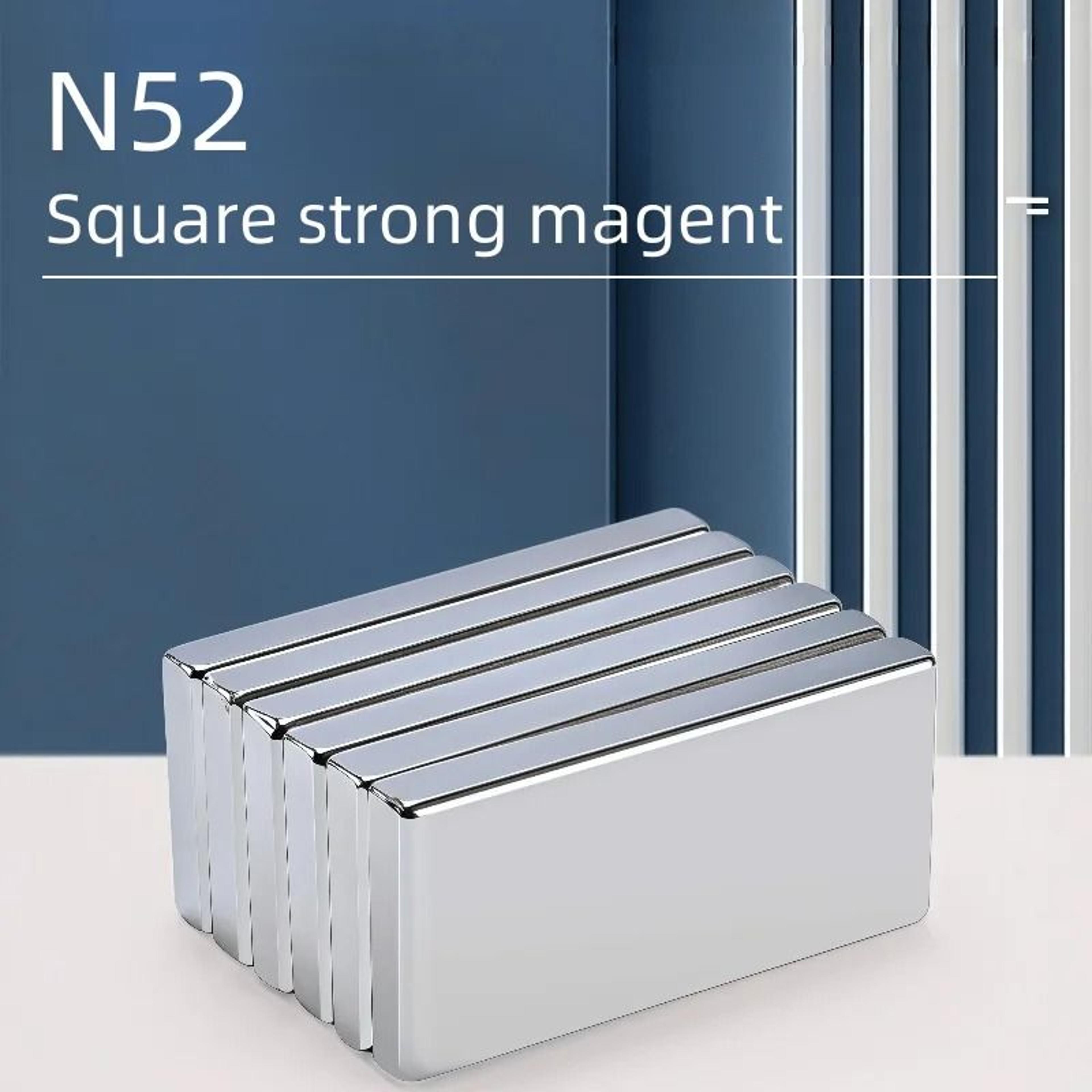 industrial grade n52 neodymium square magnets – 10-piece high-strength magnet set for home, office & diy